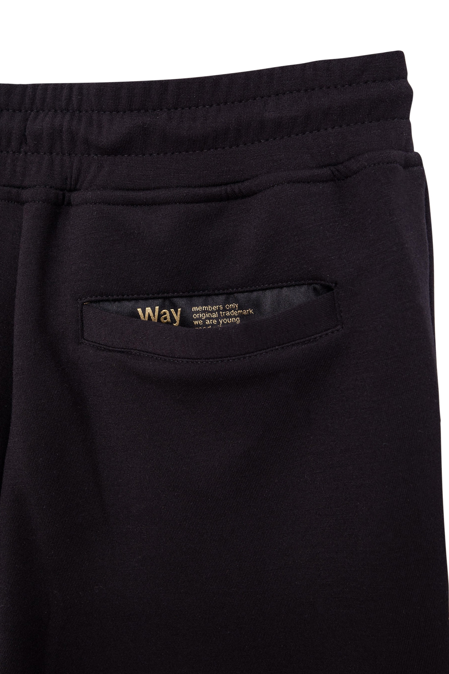 BOYS’ BLACK JOGGERS WITH KNEE SEAMING 5