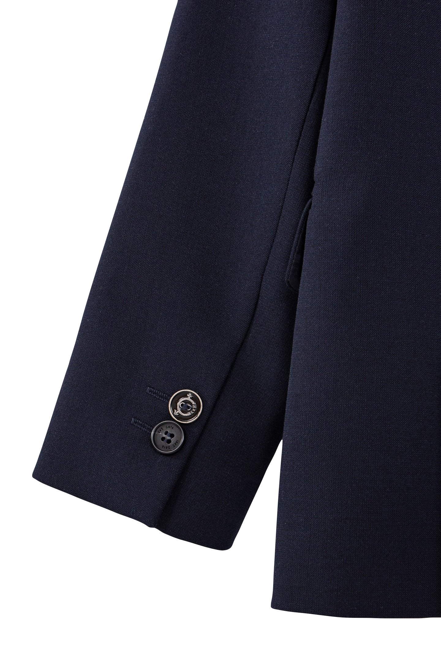 UNISEX NAVY DOUBLE-BREASTED GENDER FREE BLAZER 5