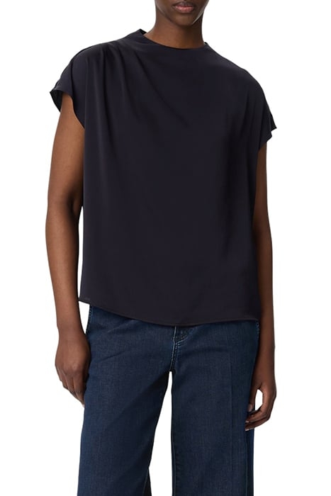 COMMA BLOUSES DARK-BLUE 1