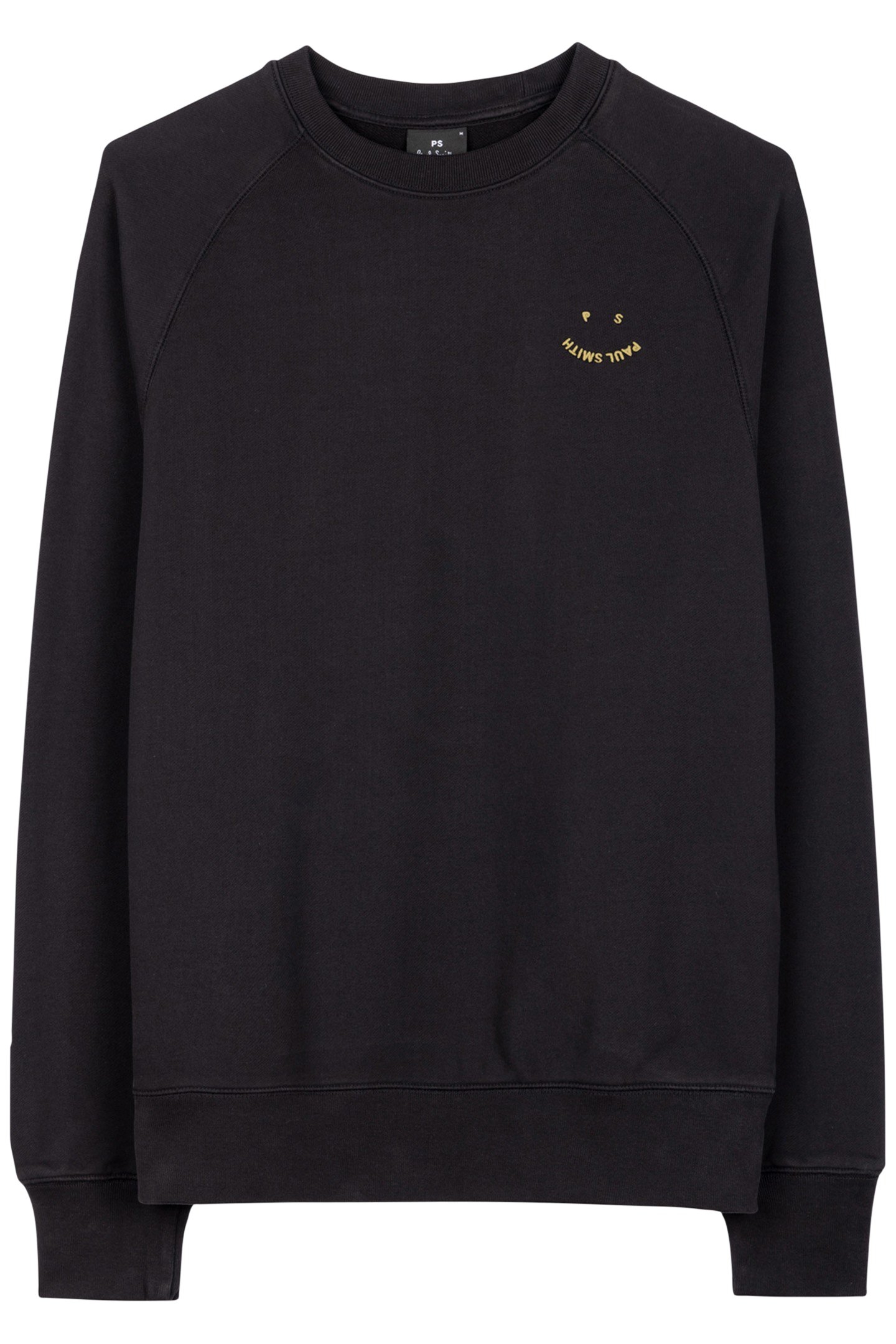 MENS LS SWEATSHIRT PS HAPPY BLACK 4