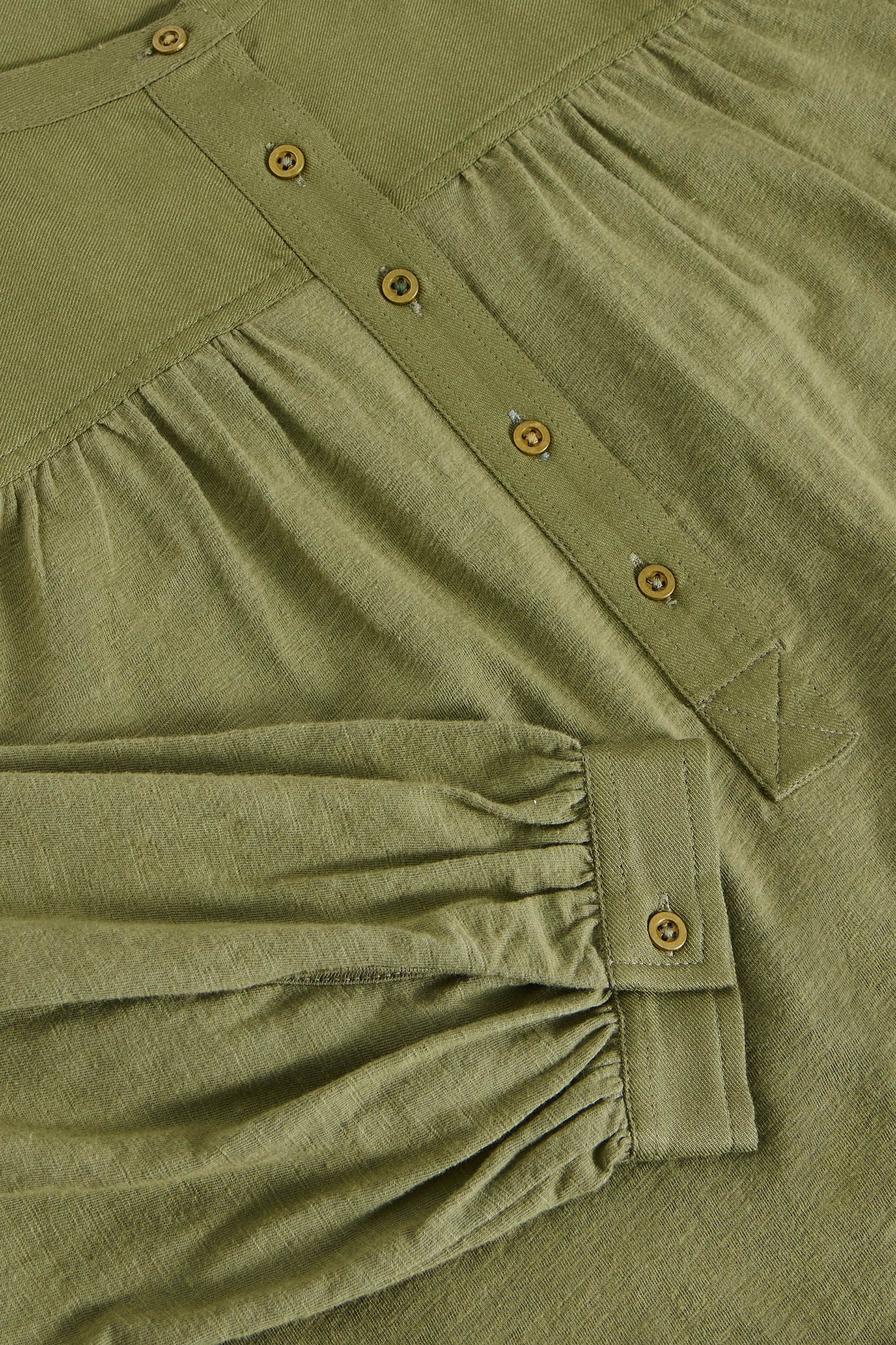 ELOISE MIX SHIRT KHAKI GREEN 6