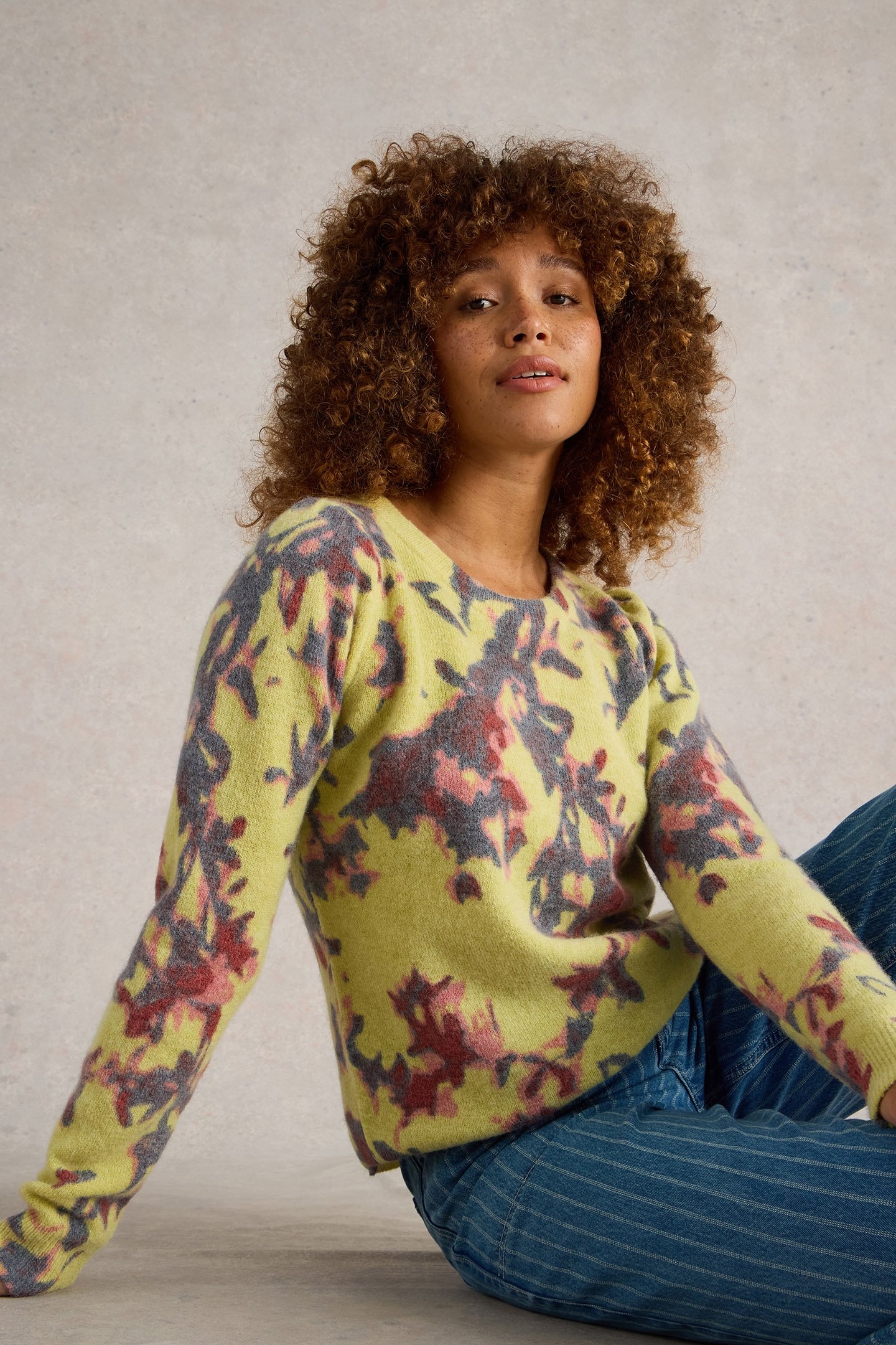 JODIE JUMPER YELLOW PRINT 3