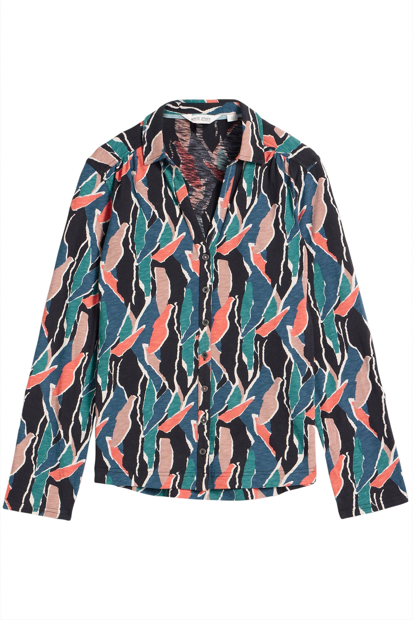 ANNIE JERSEY SHIRT NAVY PRINT 4