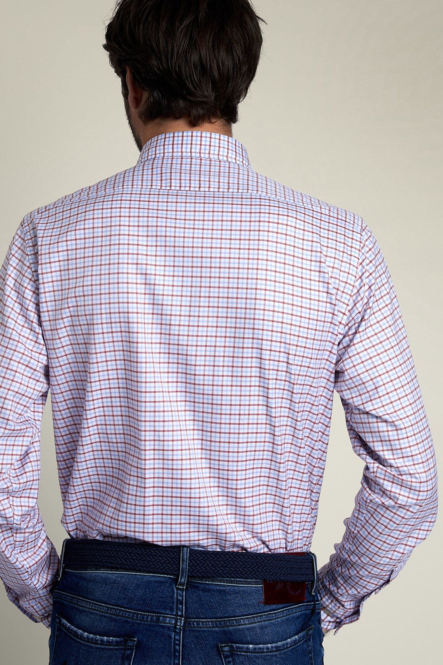 CUSTOM FIT CHECKED SHIRT MULTI 2