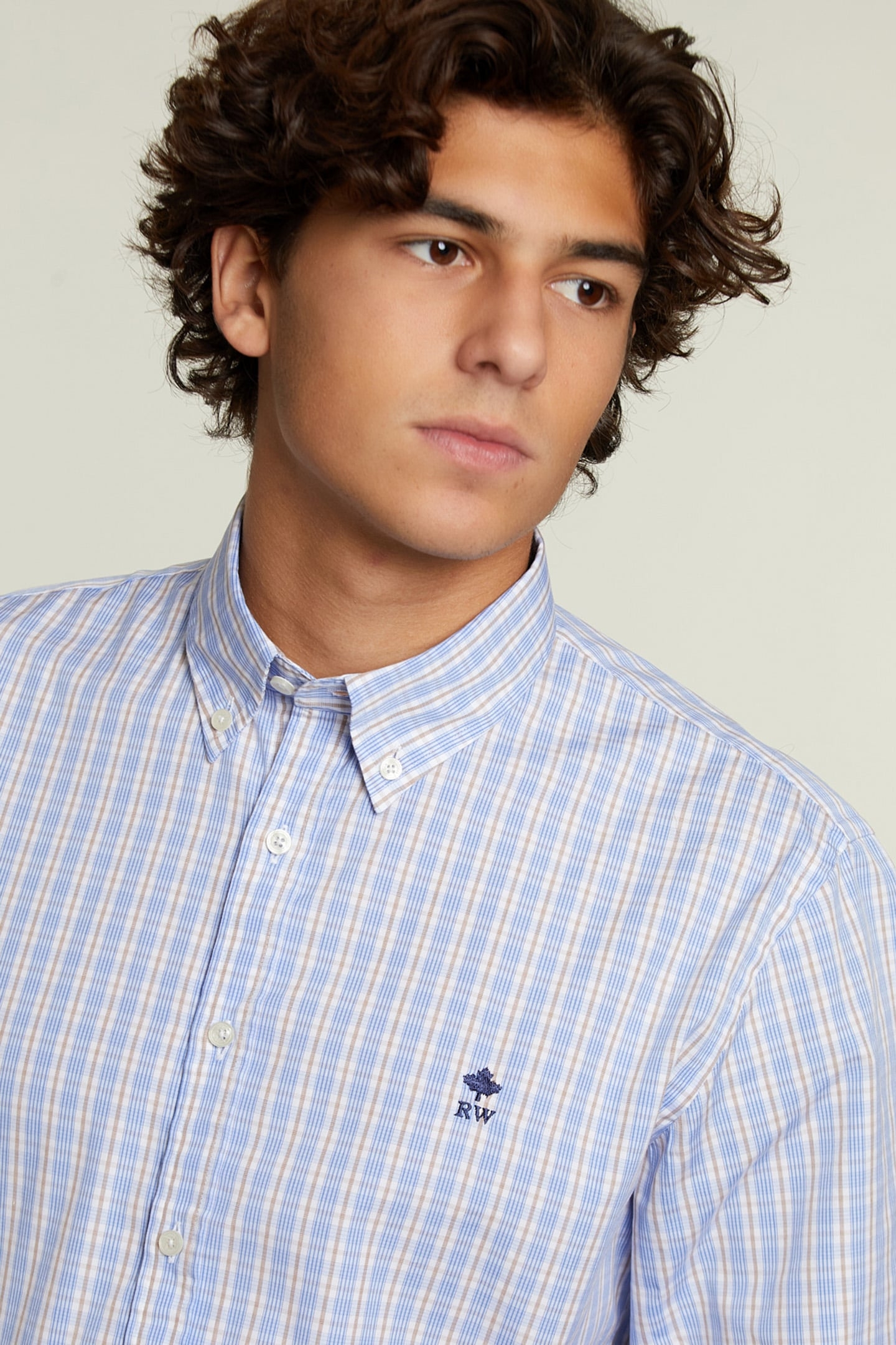 CUSTOM FIT CHECKED SHIRT MULTI 4