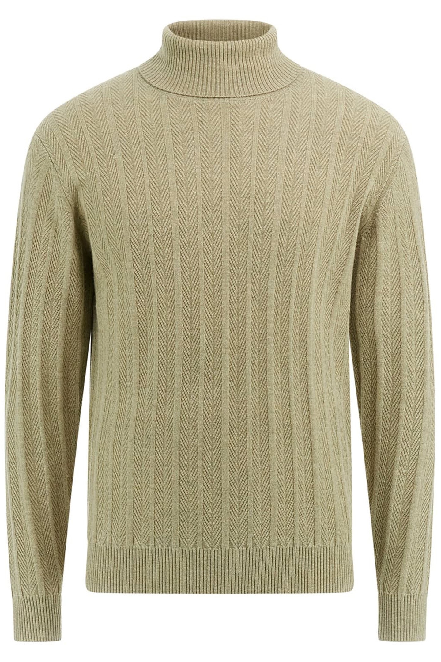 LS TN HERRINGBONE ST MOSSY GREEN HEATHER 4