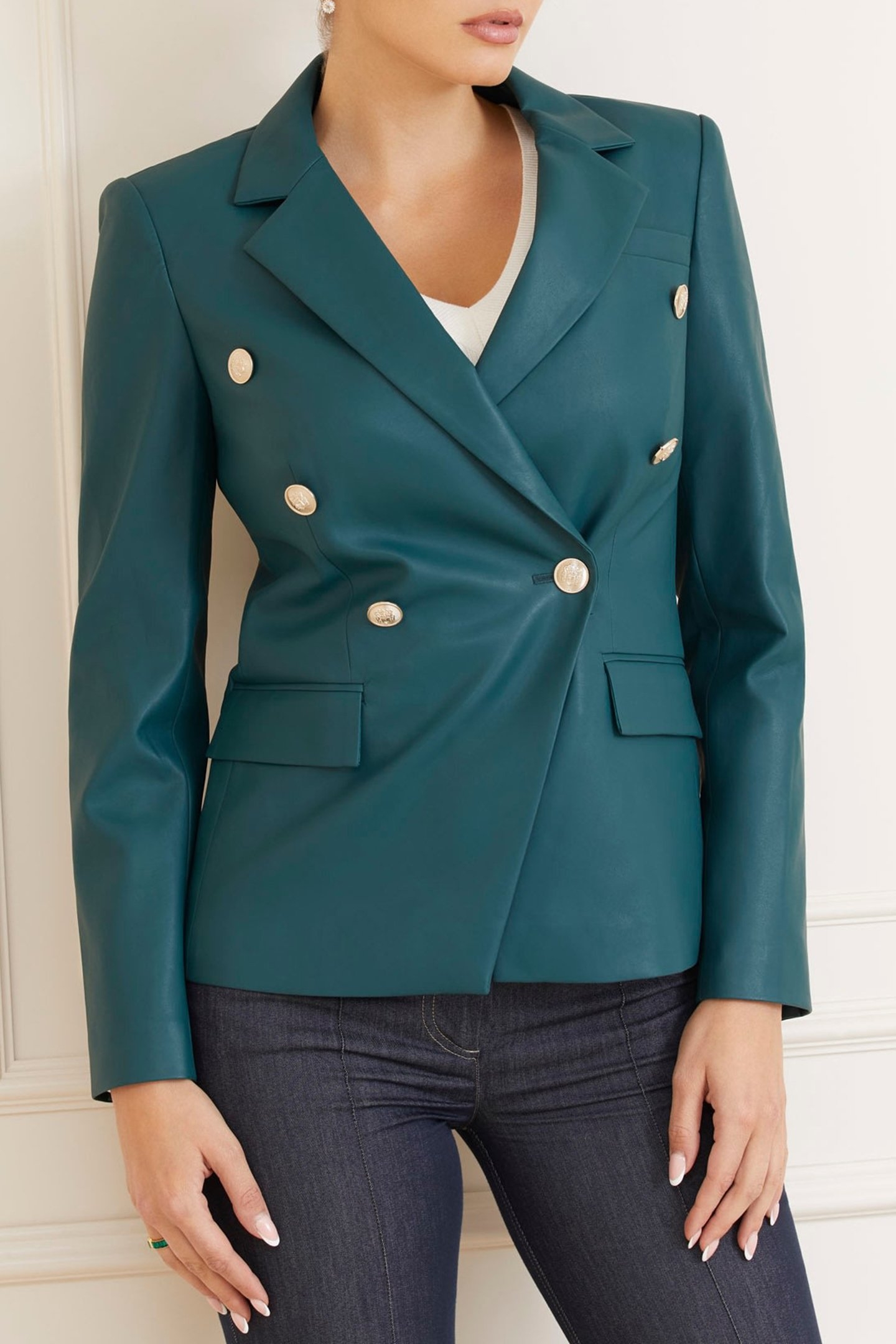 PAMELA PU LEATHER BL FERN MOSS GREEN 5