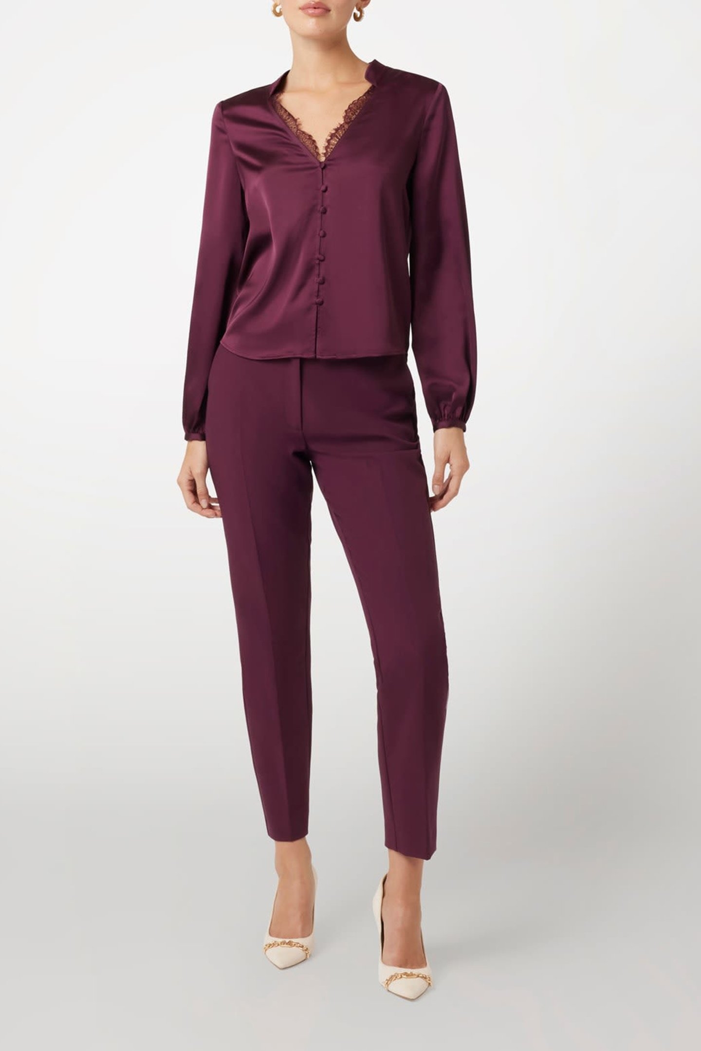 CELIA CHINO PANT REGAL PLUM 3