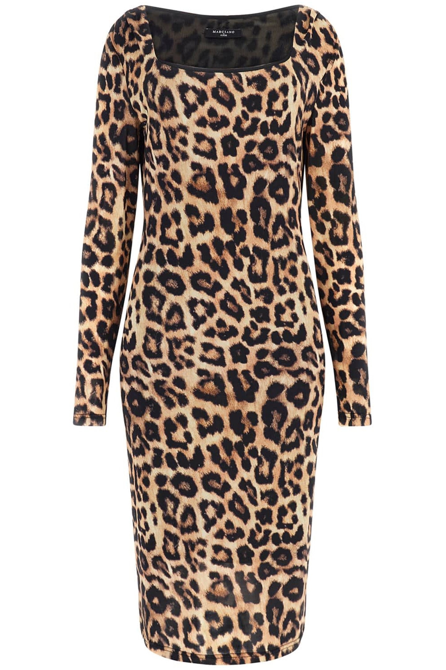 GISELLE LS MIDI DRES GLAM LEOPARD 5