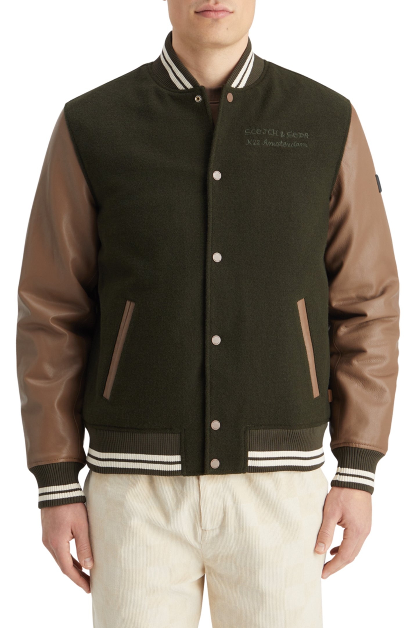 VARSITY JACKET HERITAGE GREEN 1