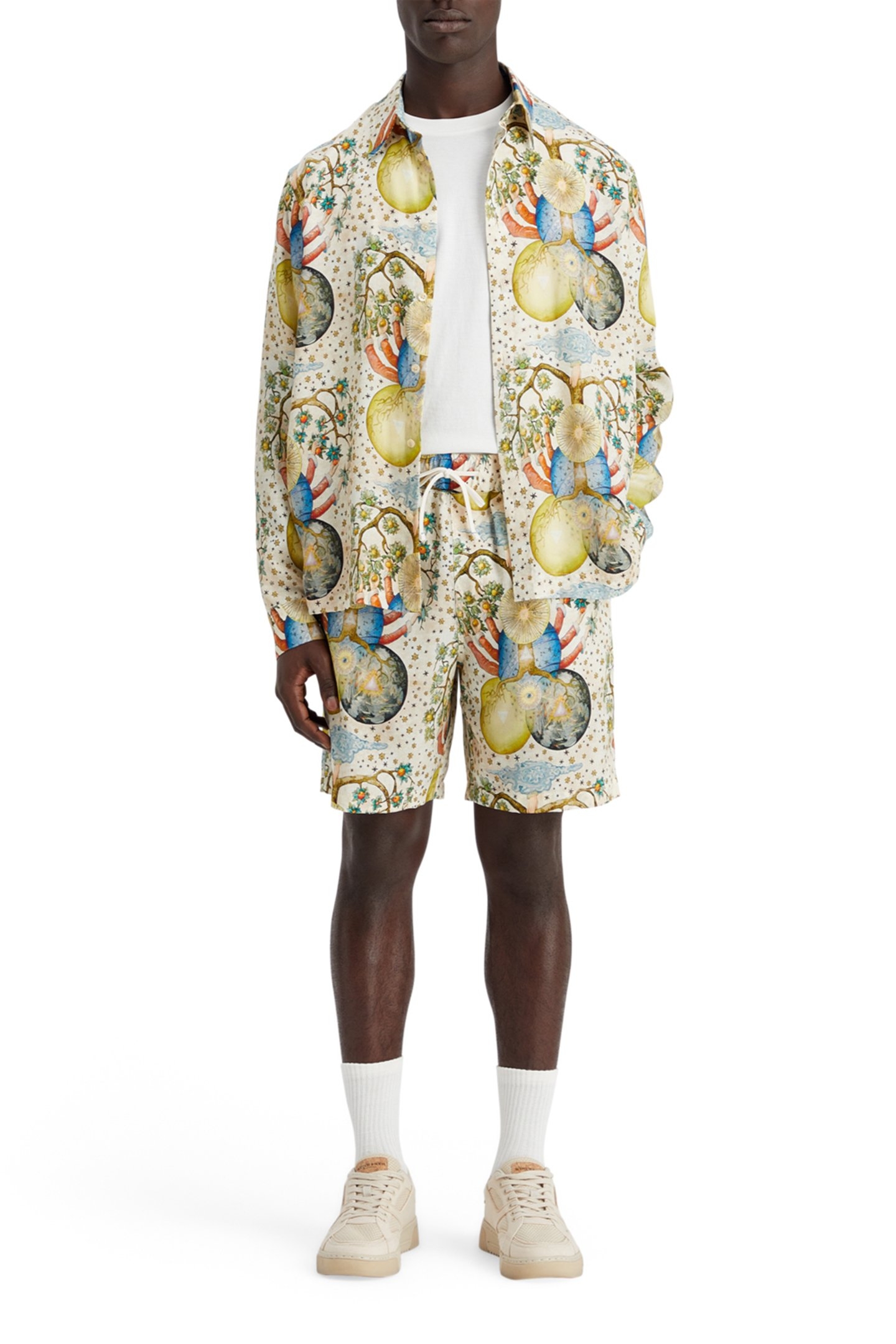 FAVE - PRINTED EMBASSY OF THE FREE MIND BERMUDA SHORT EMBASS 6