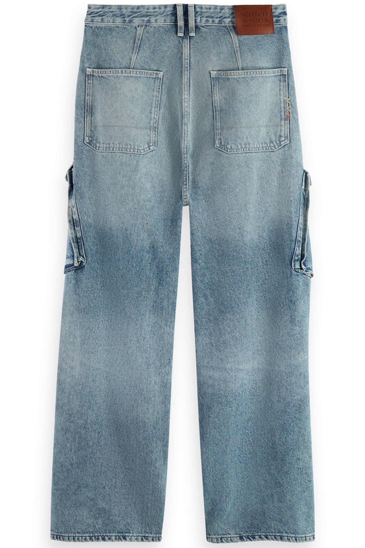 THE DAZE WIDE LEG CARGO JEANS - ROLLING ROAD 5