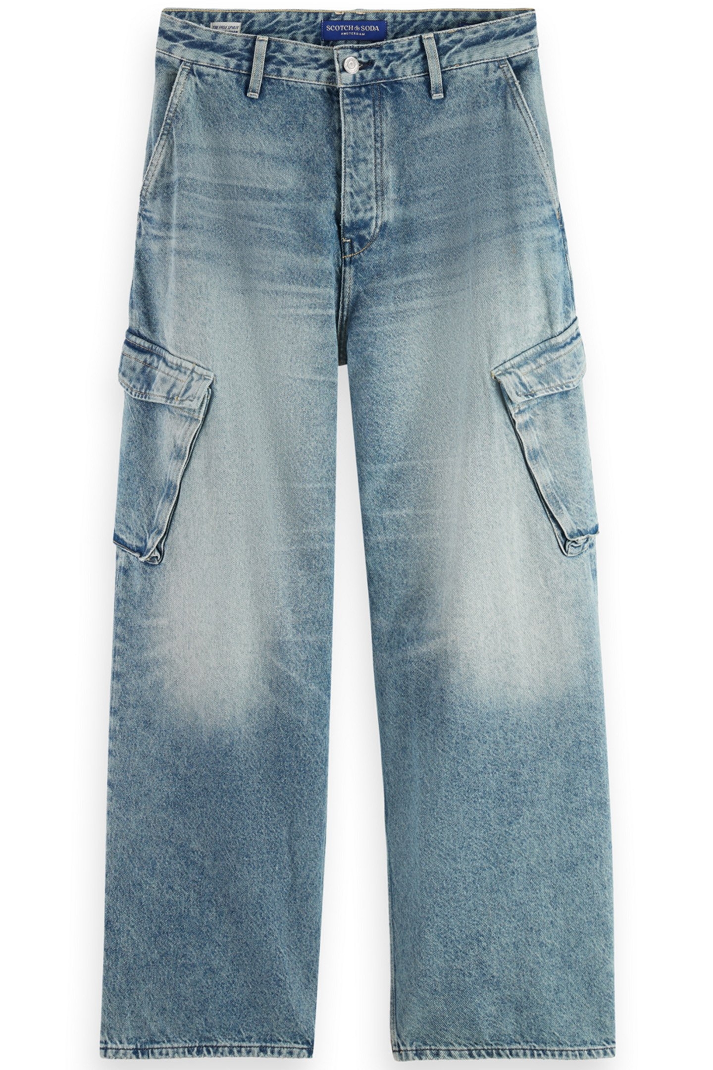 THE DAZE WIDE LEG CARGO JEANS - ROLLING ROAD 4