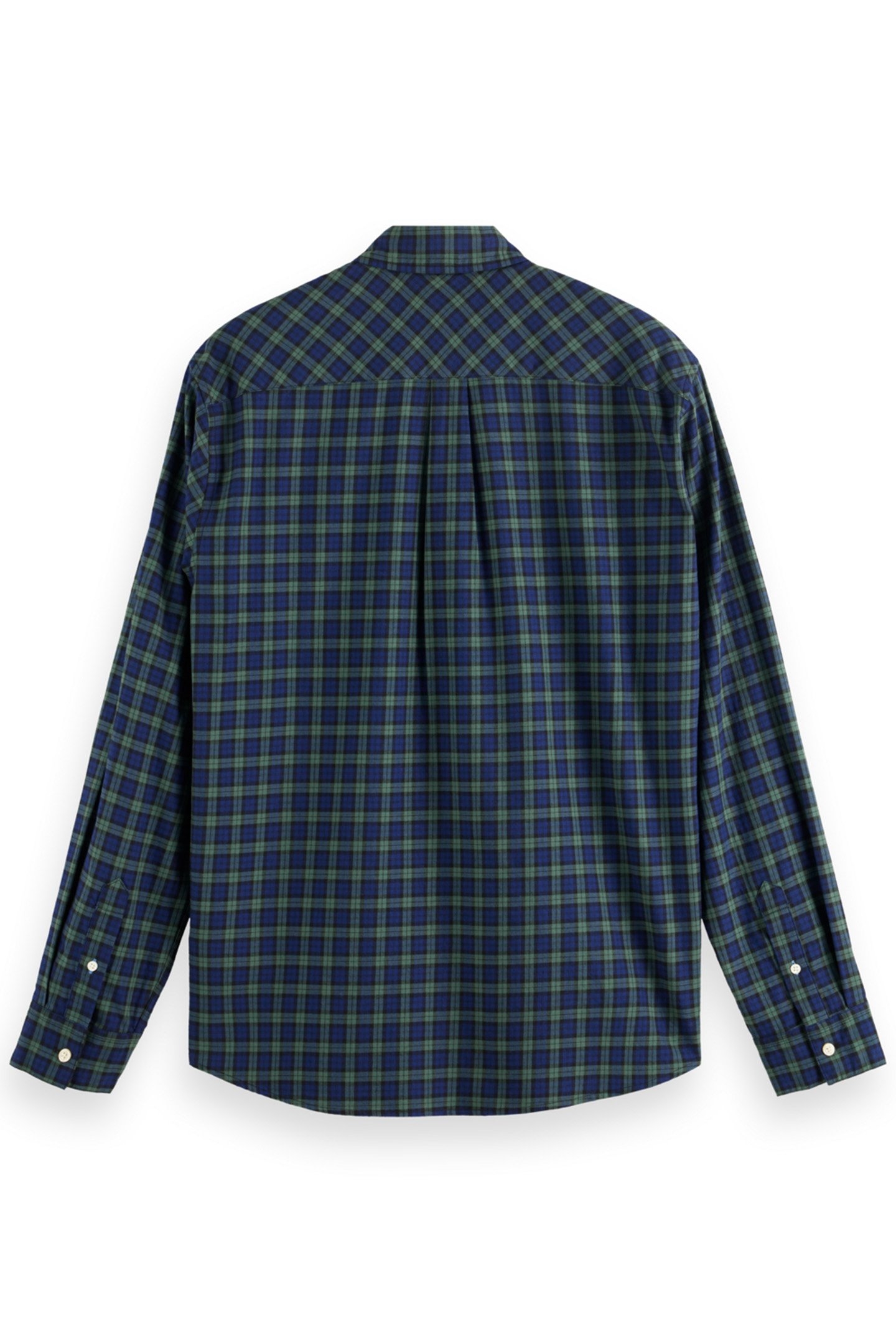 RELAXED FIT LIGHTWEIGHT FLANNEL CHECK SHIRT GREEN CHECK 5