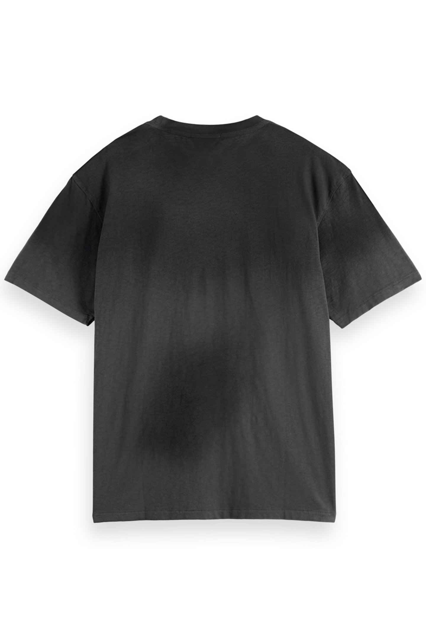 LOOSE FIT IRREGULAR DYED ARTWORK T-SHIRT MOODY GREY 5