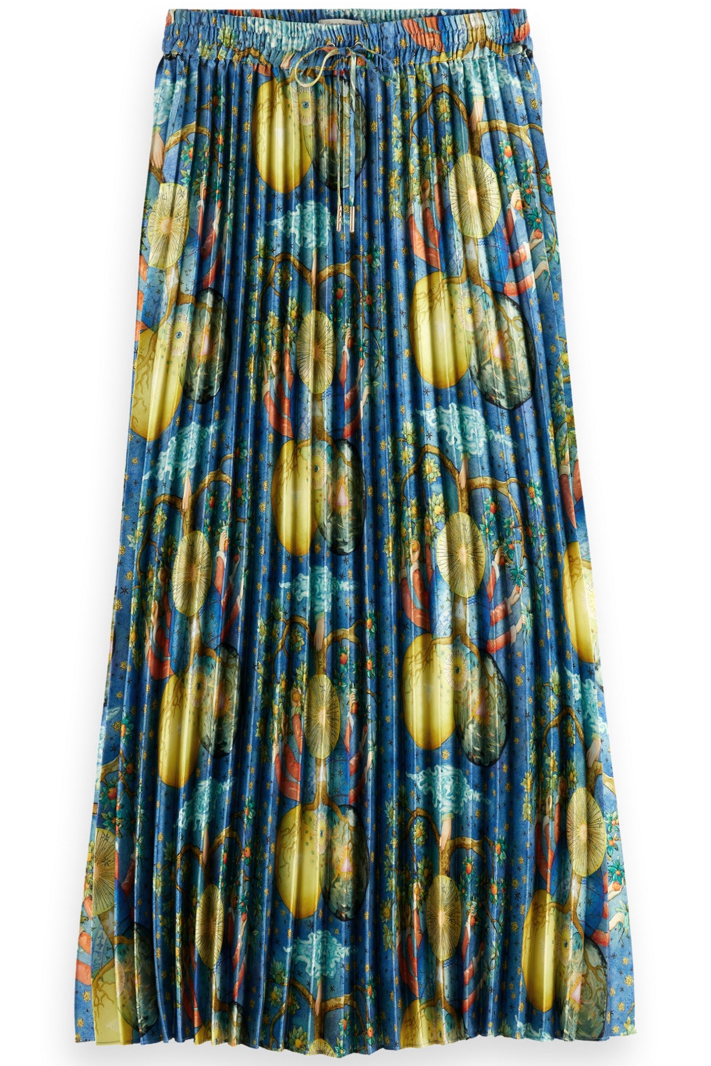 PLEATED PRINTED SKIRT EMBASSY TREE AOP 3