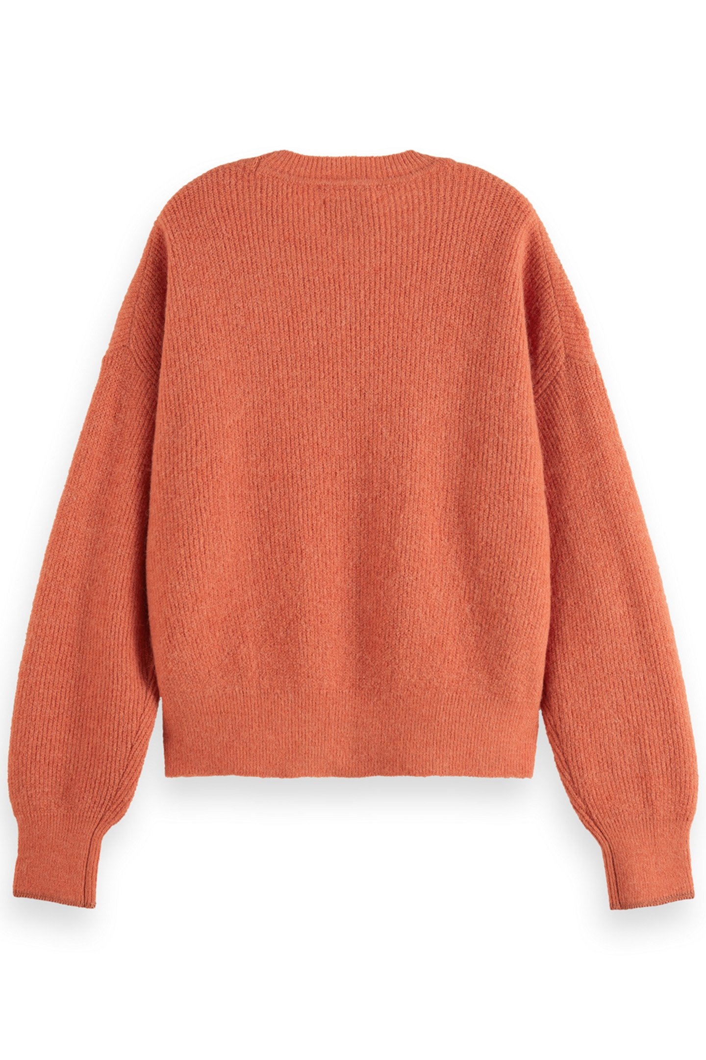 FUZZY CREW NECK PULLOVER NEGRONI MELANGE 5