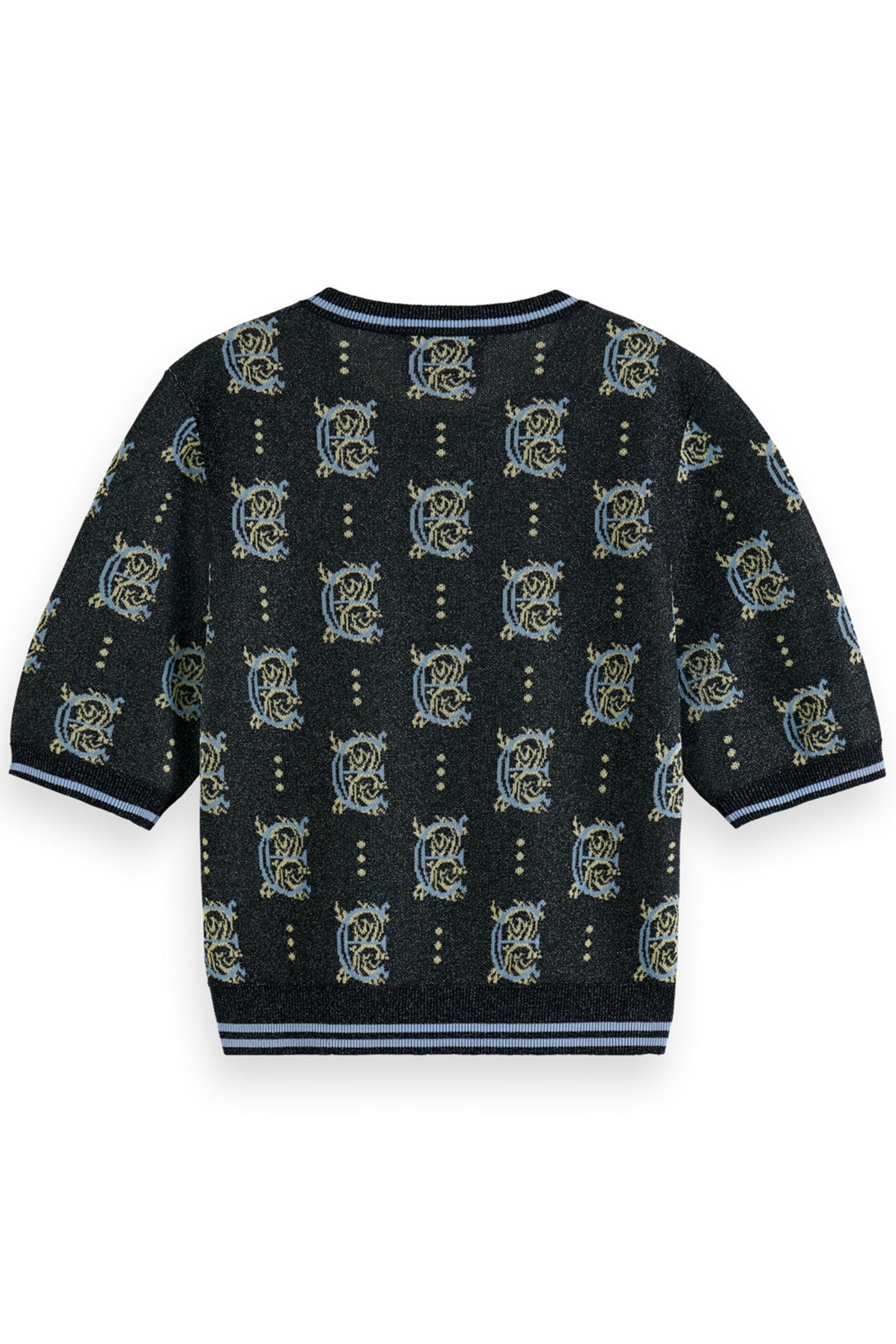 JACQUARD CROPPED PULLOVER NIGHT 5