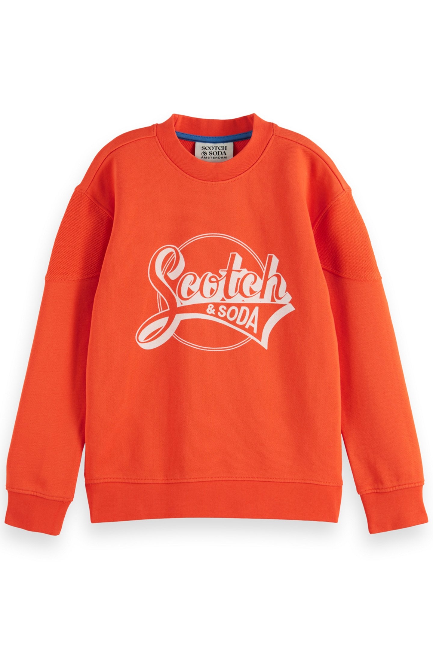 BOY RELAXED-FIT ARTWORK CREWNECK STORY TELLING ORANGE 1