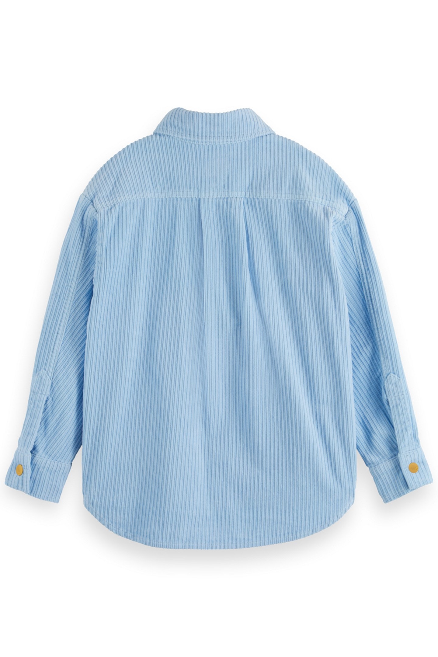 GIRL BOXY CORDUROY OVERSHIRT PACIFIC BLUE 2