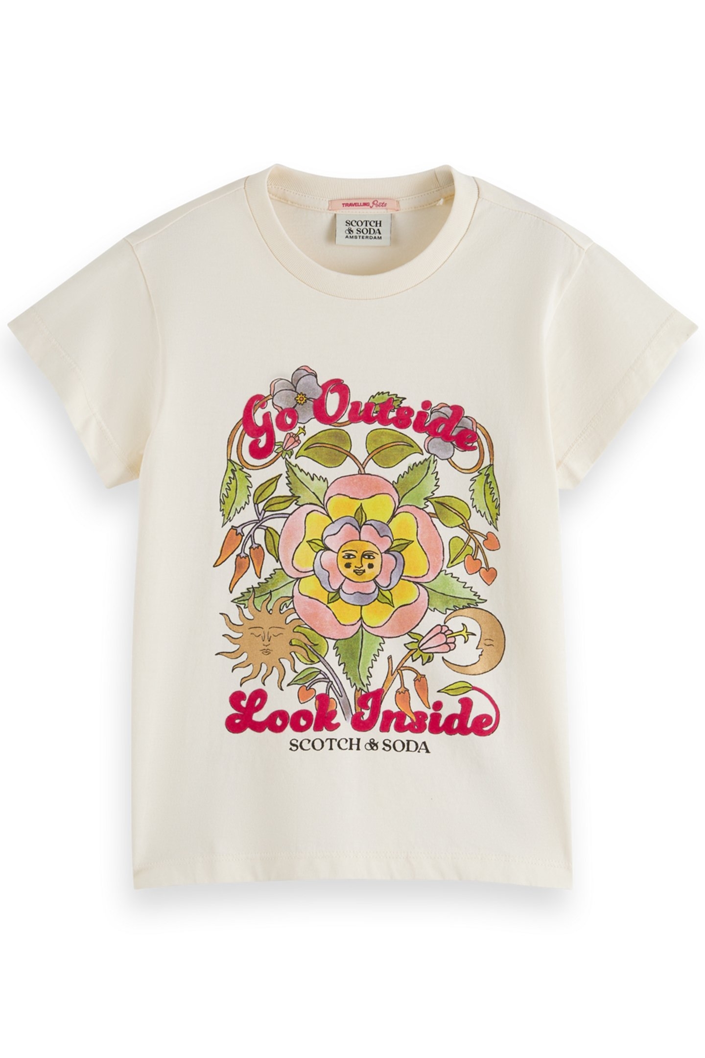 GIRL REGULAR-FIT ARTWORK T-SHIRT SOFT ICE 1