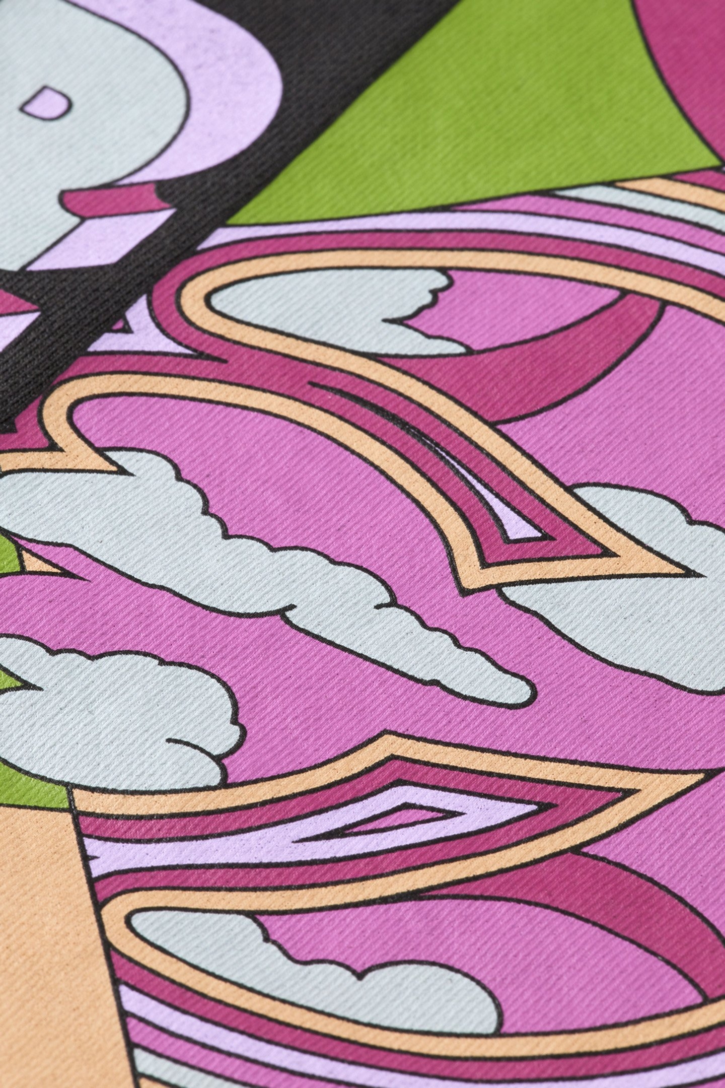 LOOSE FIT BACK ARTWORK HOODIE VINYL 8