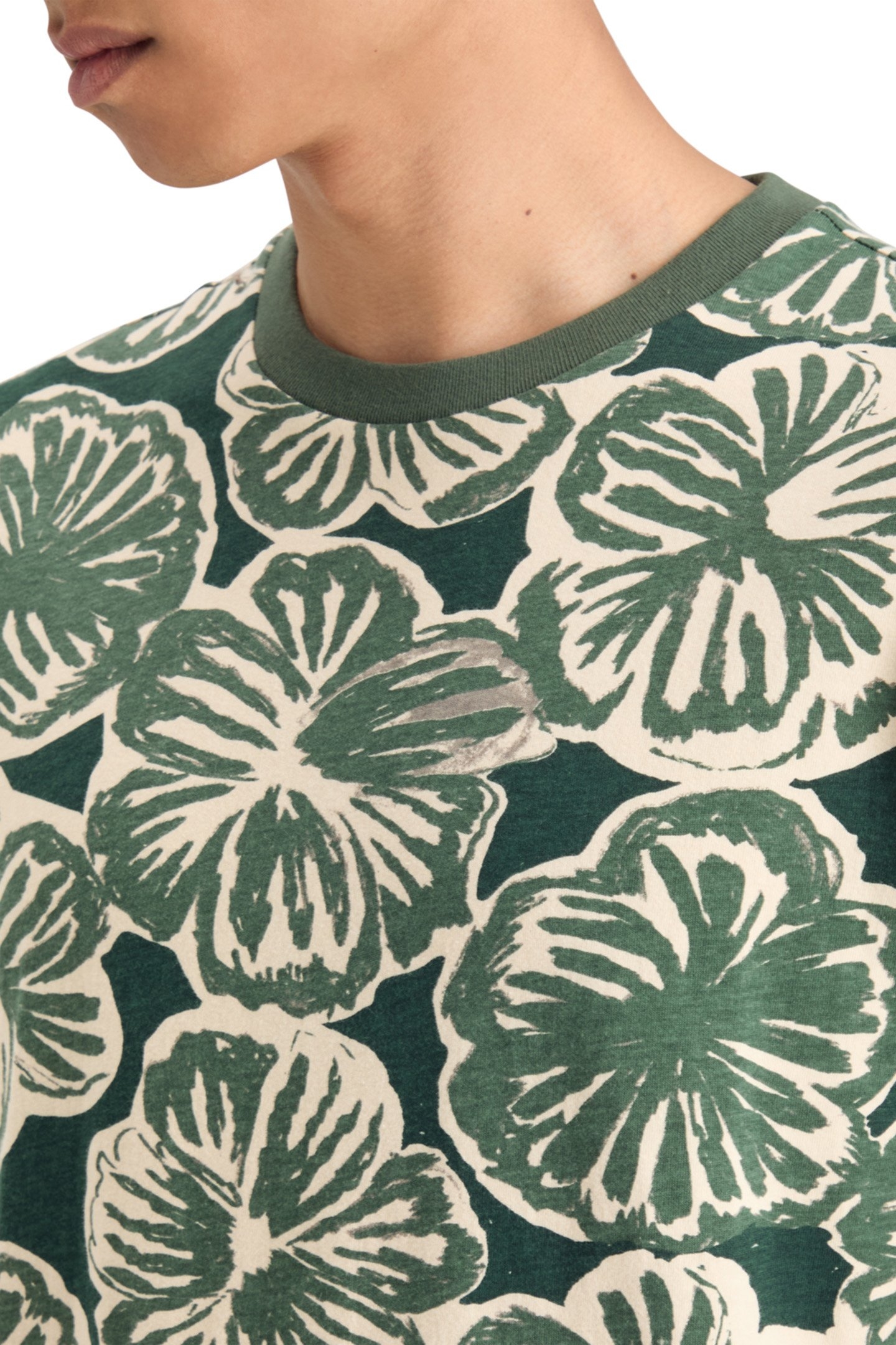 BIG ALL OVER PRINT T-SHIRT SAN FRAN FLOWER 6