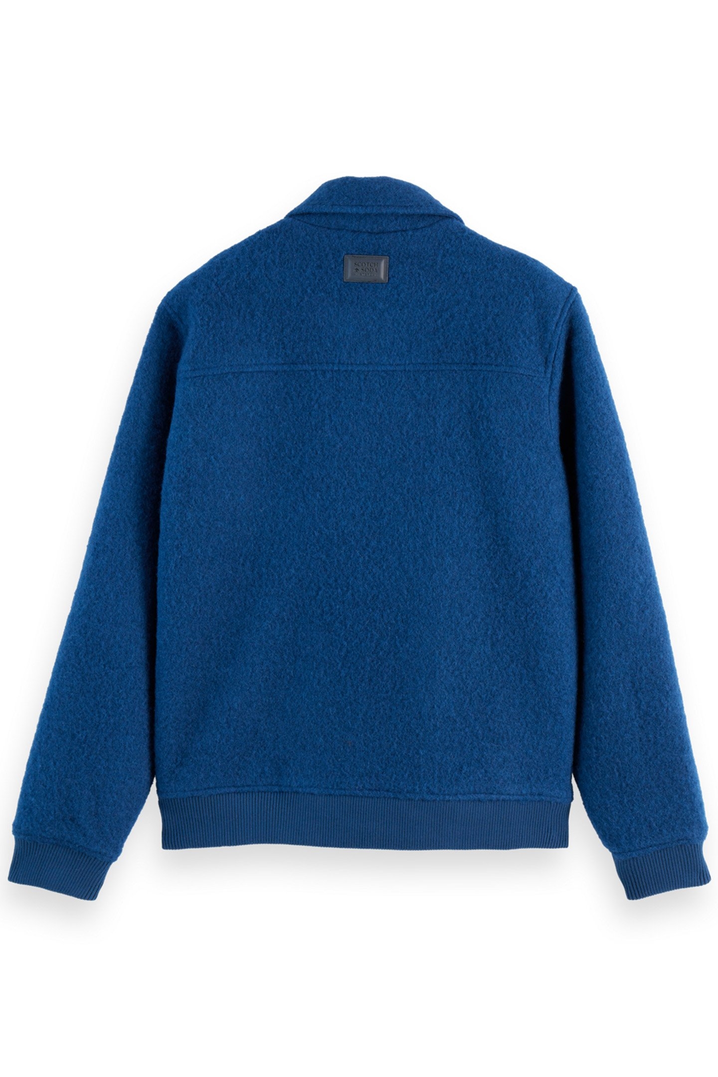 FAUX MOHAIR BLOUSON HERITAGE BLUE 2