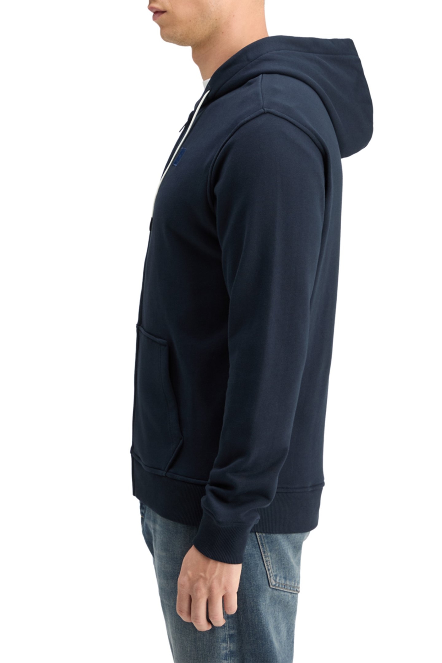 ESSENTIAL LOGO BADGE ZIP-THROUGH HOODIE NIGHT 6