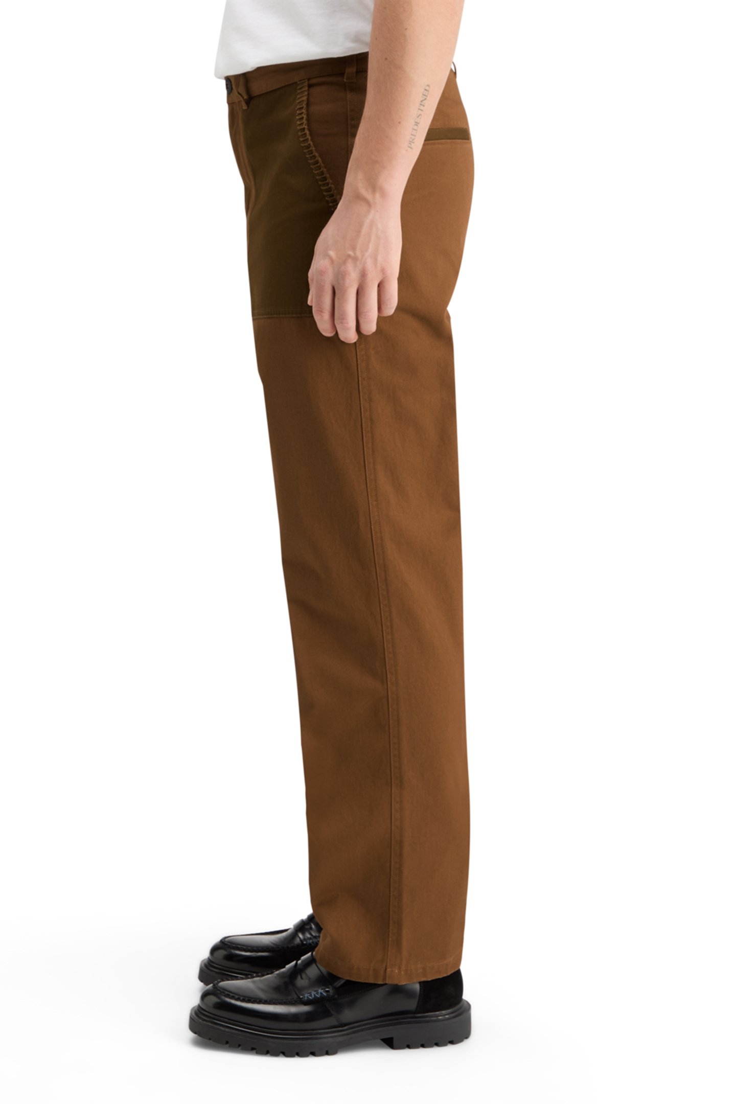 JOE JONAS X SCOTCH SODA STRAIGHT FIT TWILL CHINO BISON 6