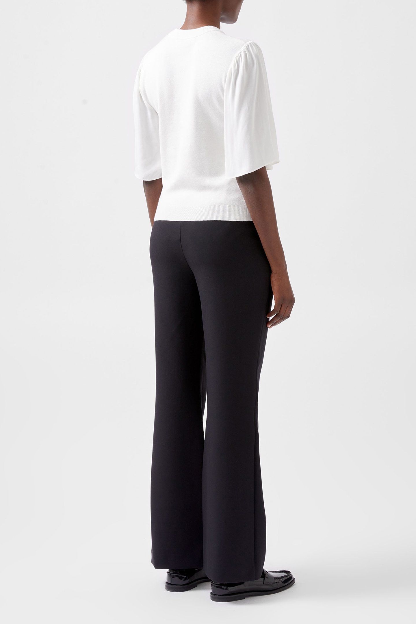 KRISTA KNITS FLARED SLV JUMPER MARINE 2