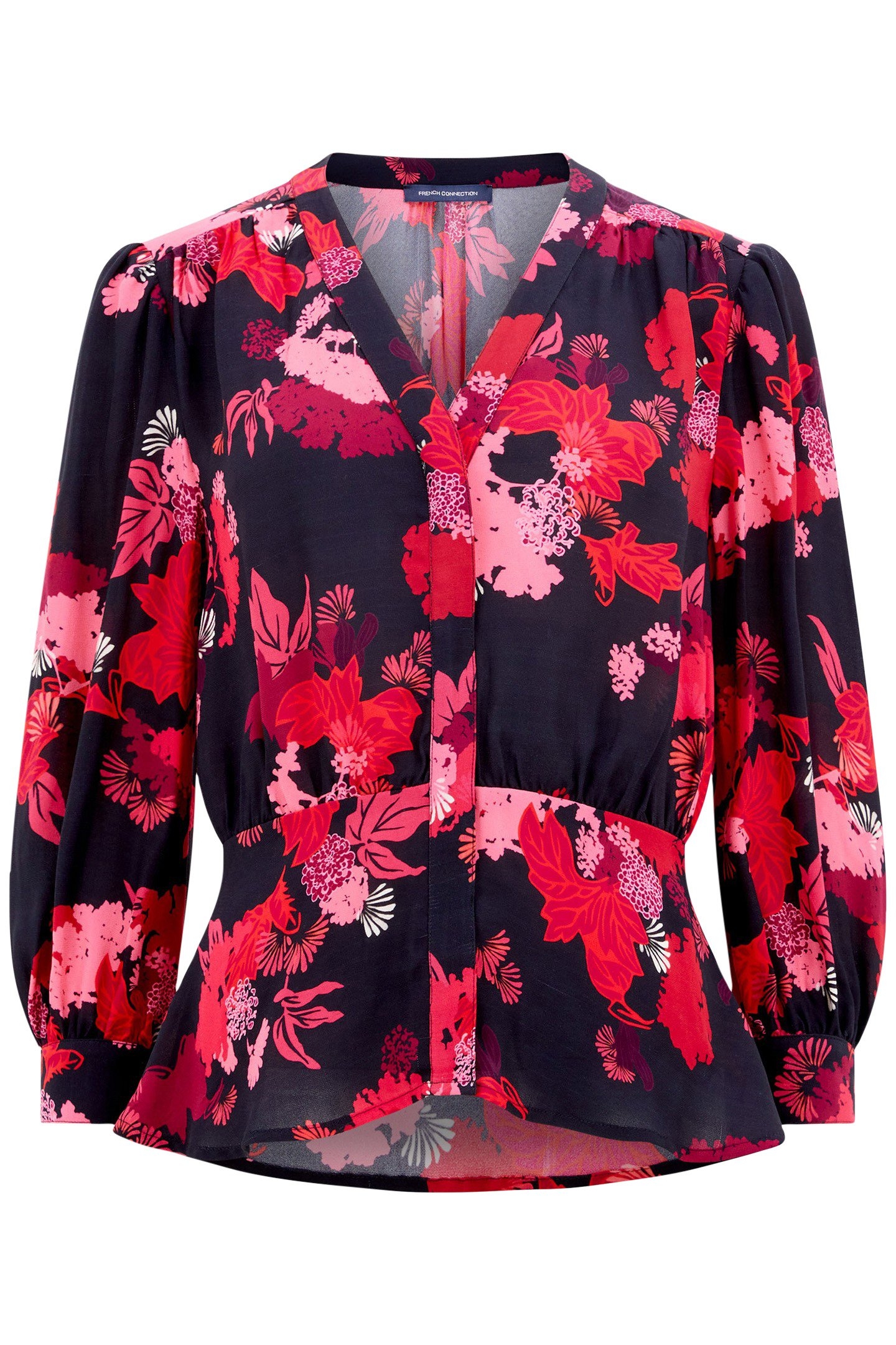 FOLIAGE CHIARA BALLOON SLV TOP BLACKOUT MULTI 4