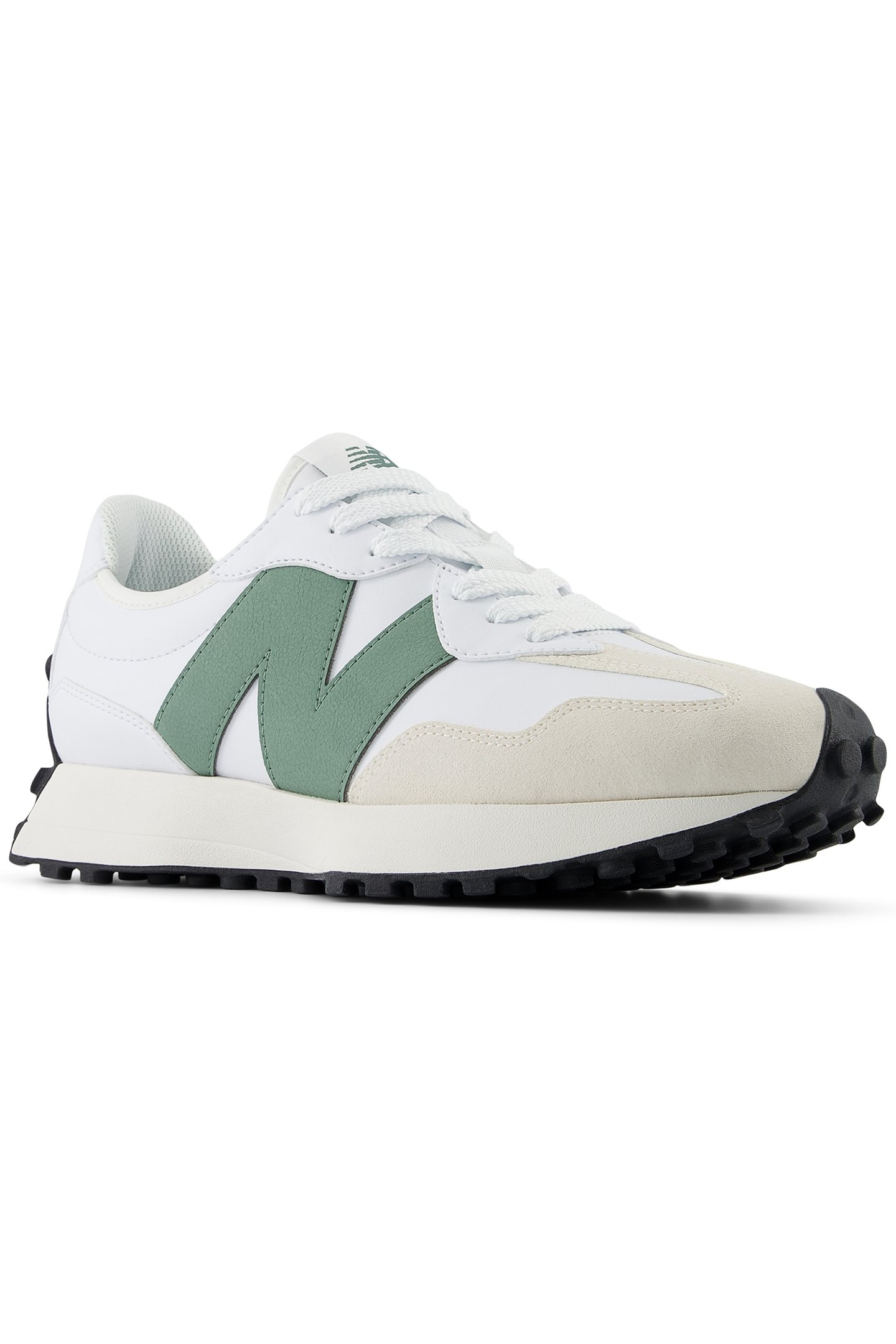 U327SKC SNEAKERS IN WHITE & GREEN 7