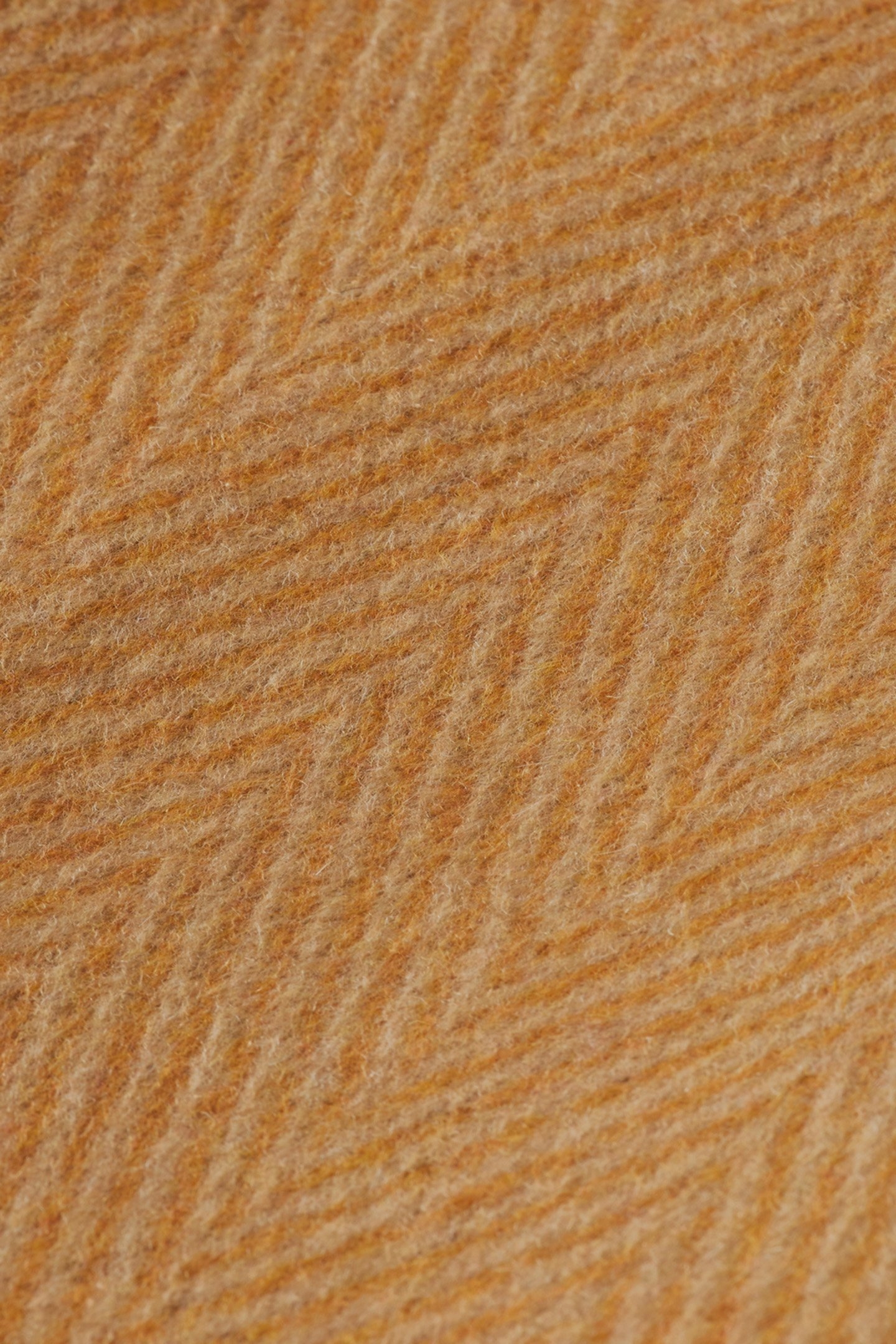 SINGLE BREASTED HERRINGBONE WOOL BLEND TAILORED COAT TABACCO 8