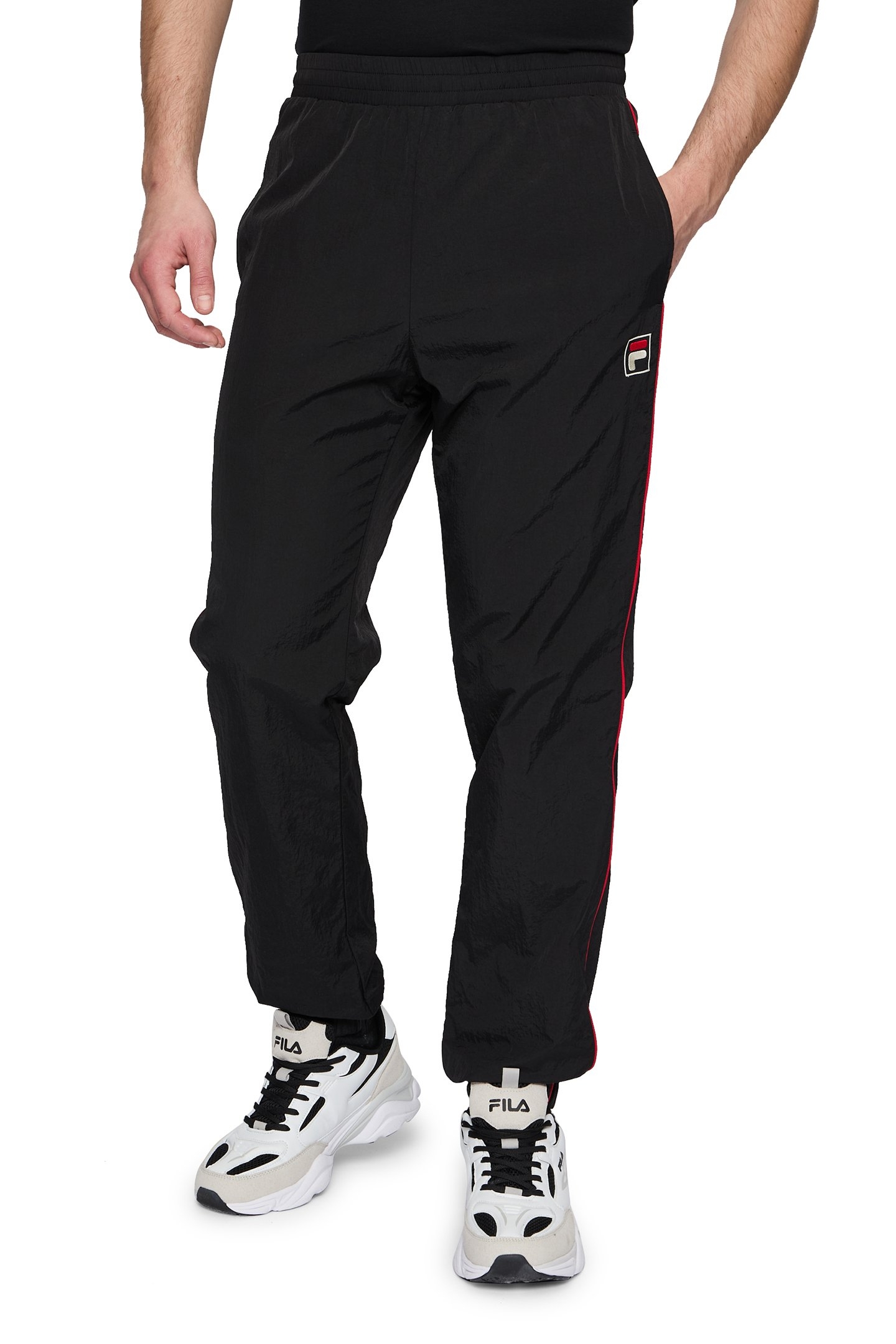 LUMMEN WOVEN PANTS BLACK 1