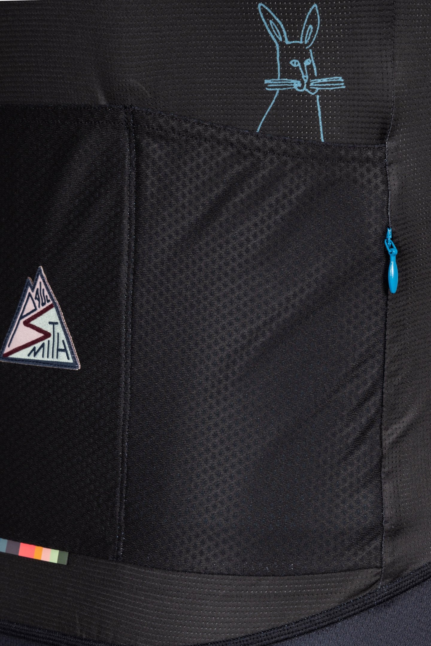 CYCLE JERSEY ARTIST STRIPE BLACK 8