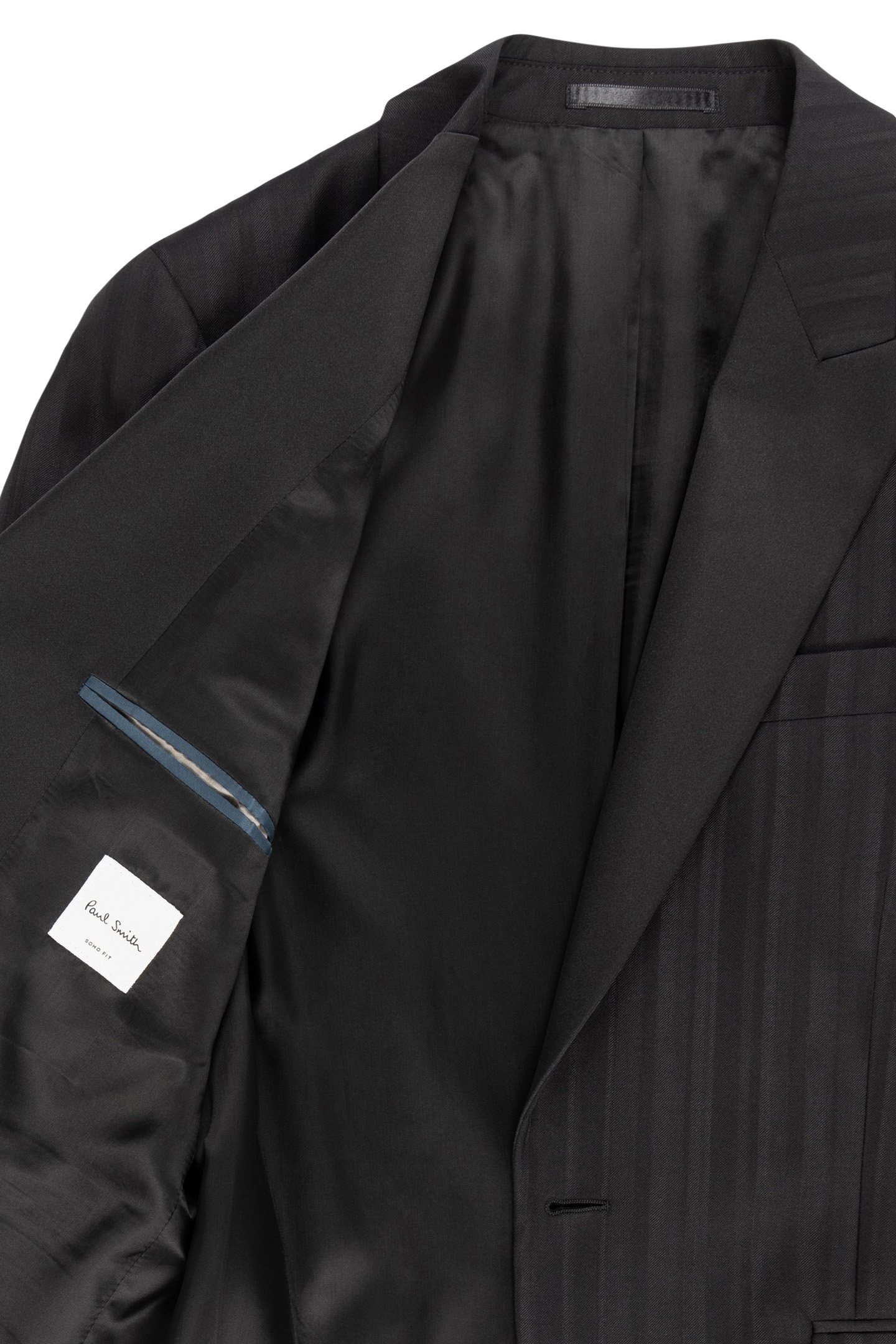 MENS EVENING 1 BUTTON JACKET BLACK 5