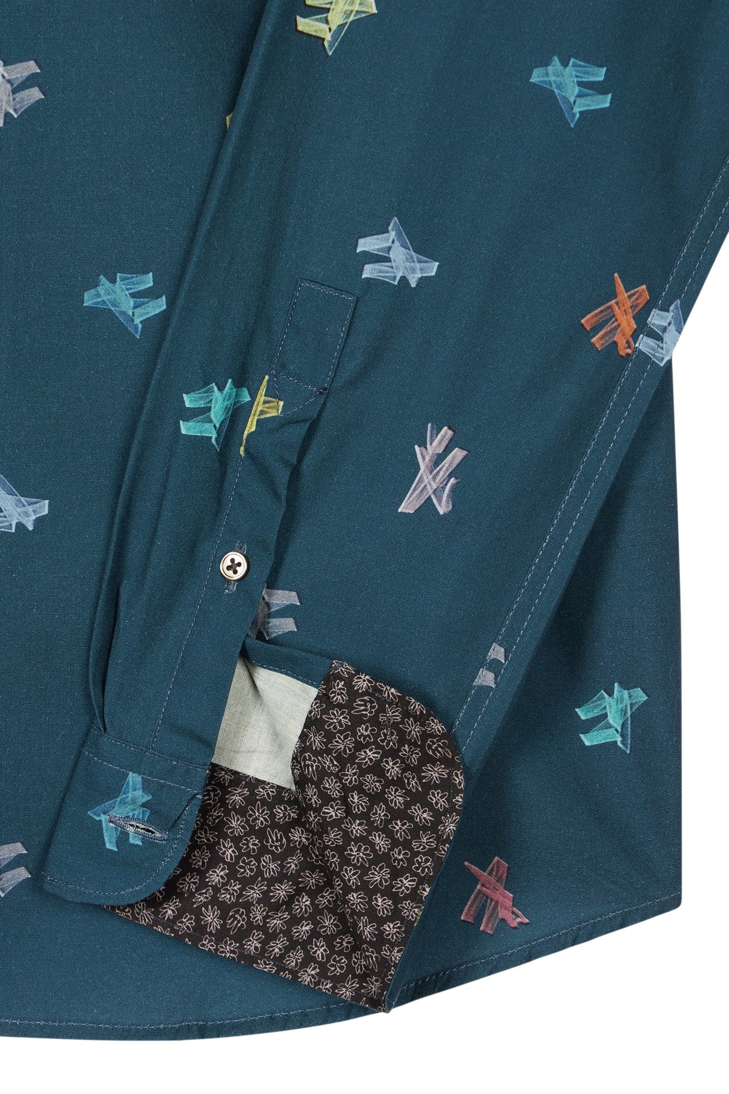 LS TAILORED FIT SHIRT INKY BLUE 2