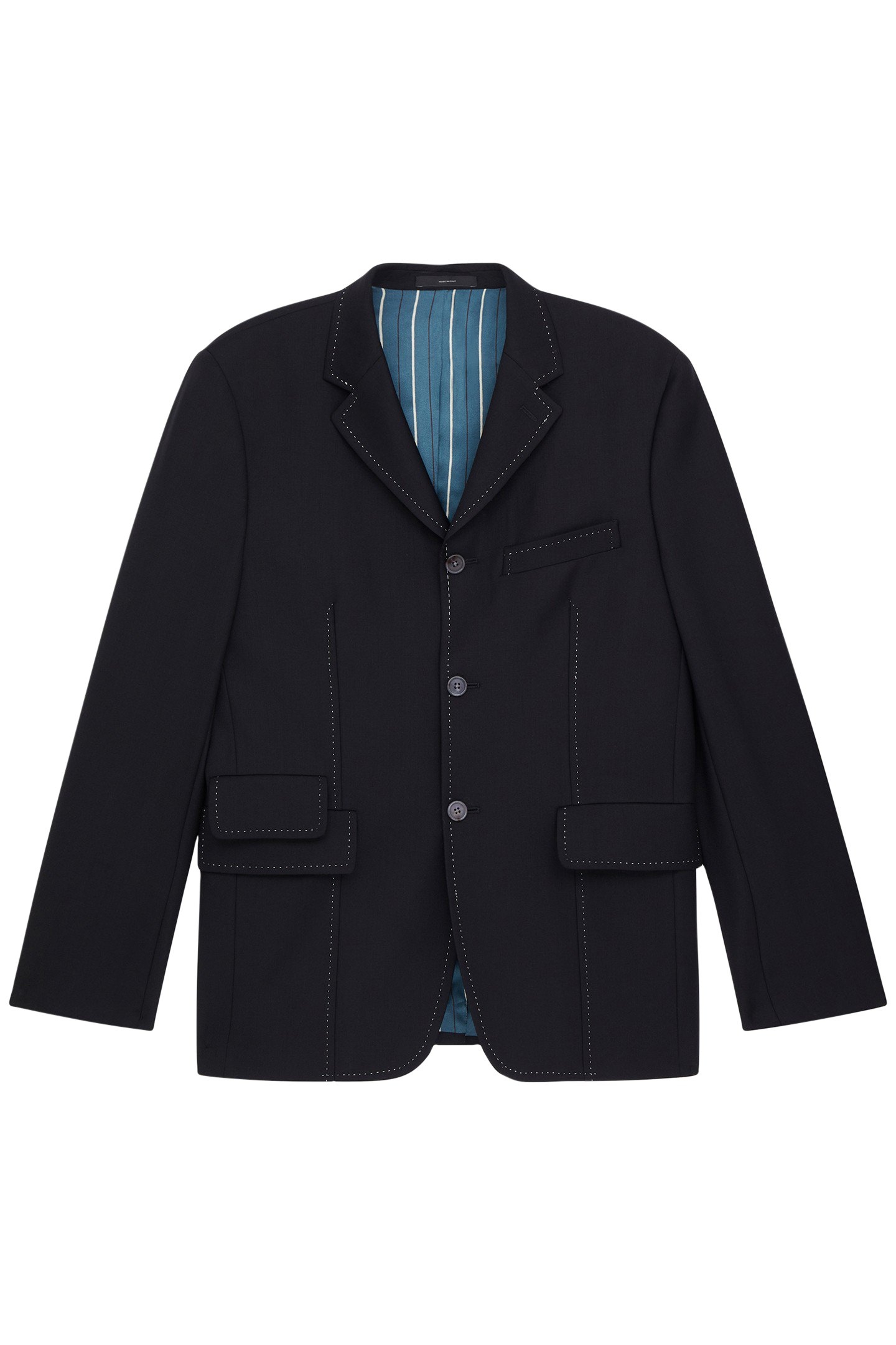 MENS 2 BUTTON JACKET BLACK 4