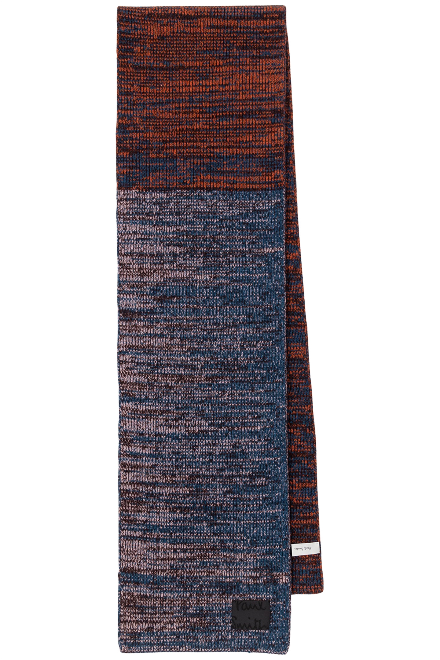 MEN SCARF FLECKED NAVY 1