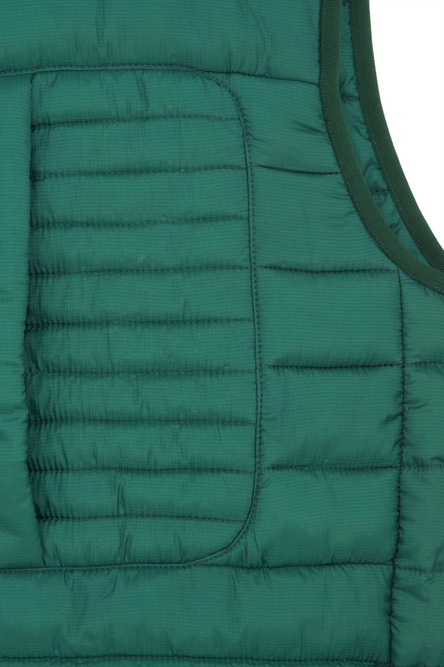 MENS FIBRE DOWN PADDED GILET BOTTLE GREEN 4