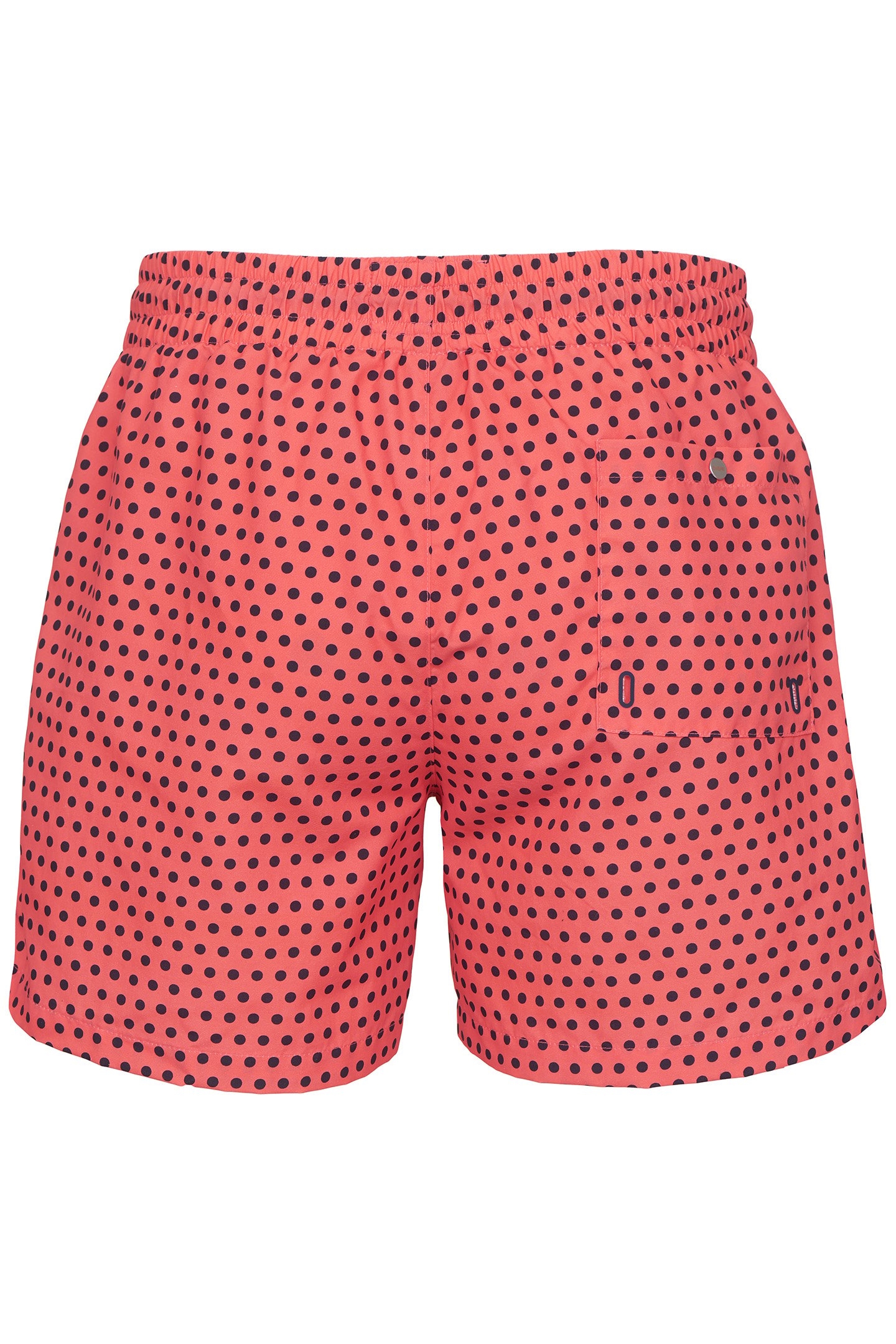 THE PRINTED SWIM SHORTS SUNSET SKY/NAVY DOTS 3