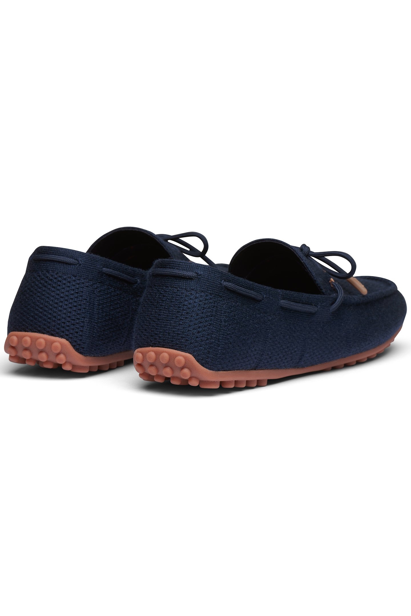 BRAIDED LACE KNIT DRIVER NAVY 4