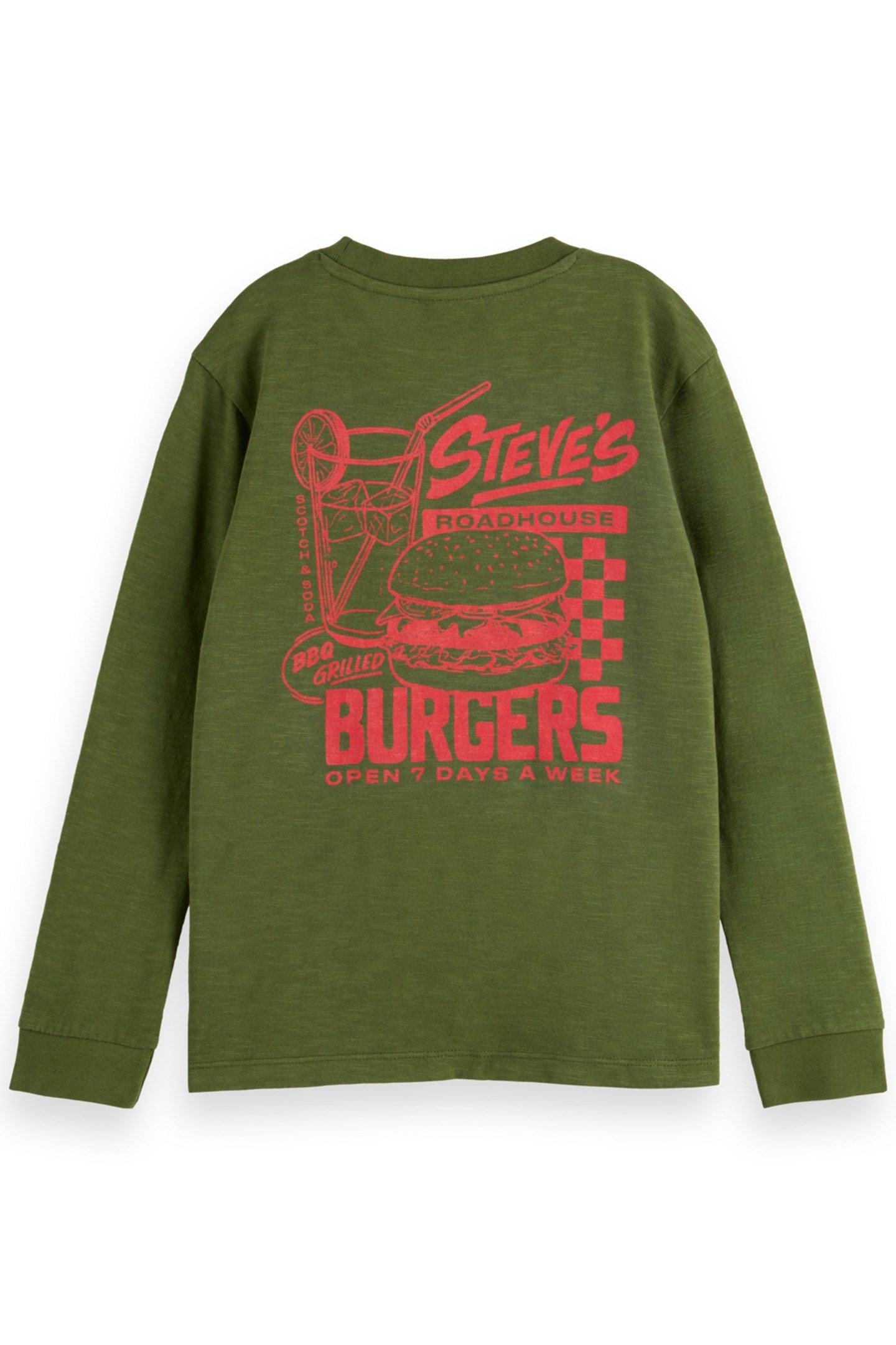 BOY RELAXED-FIT LONG-SLEEVED T-SHIRT MILITARY 2