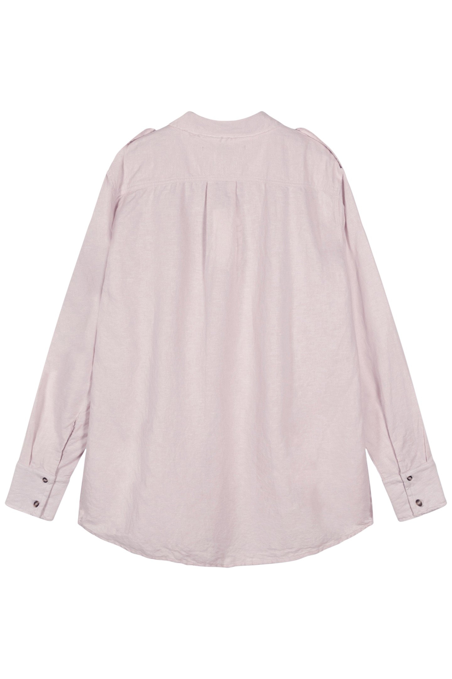 WASHED LINEN SHIRT PALE LILAC 5