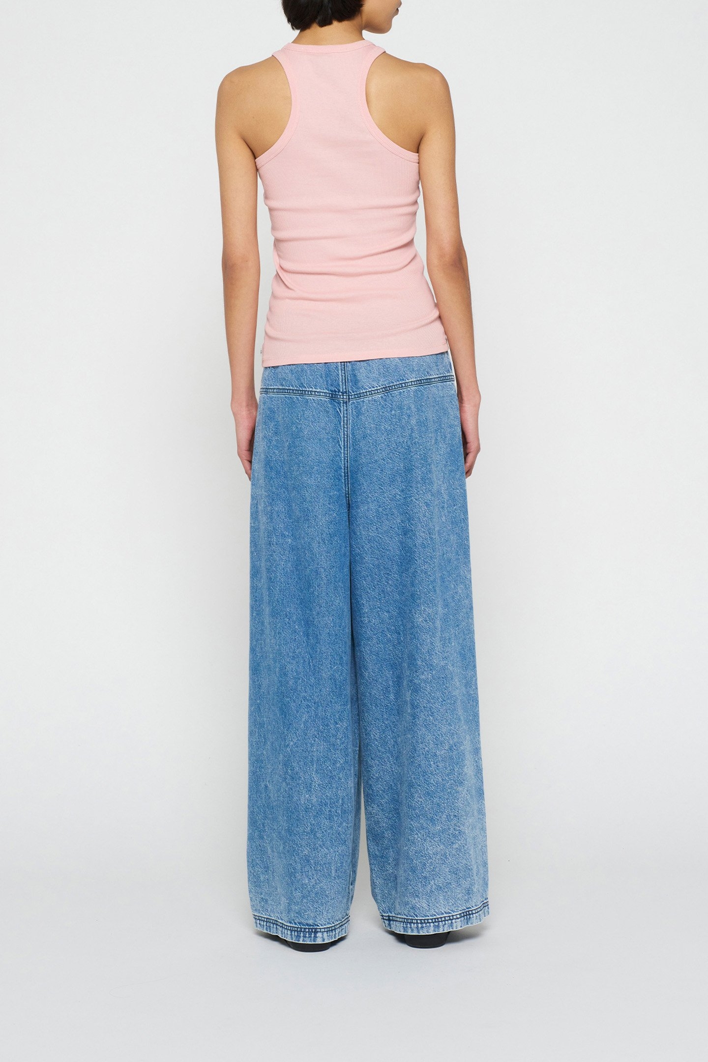 TANK TOP RIB DUSTY PEACH 3