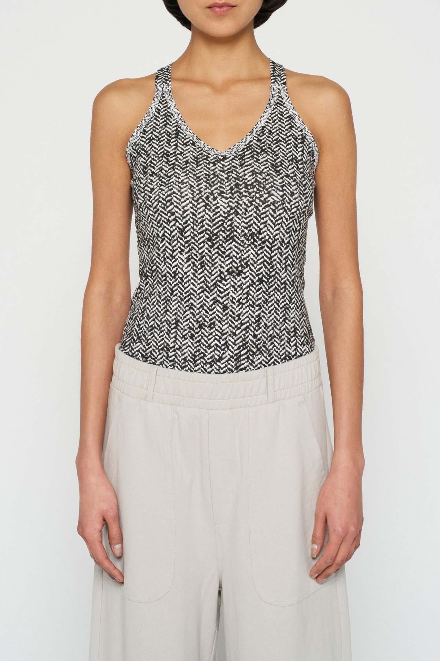 WRAPPER HERRINGBONE BLACK 1