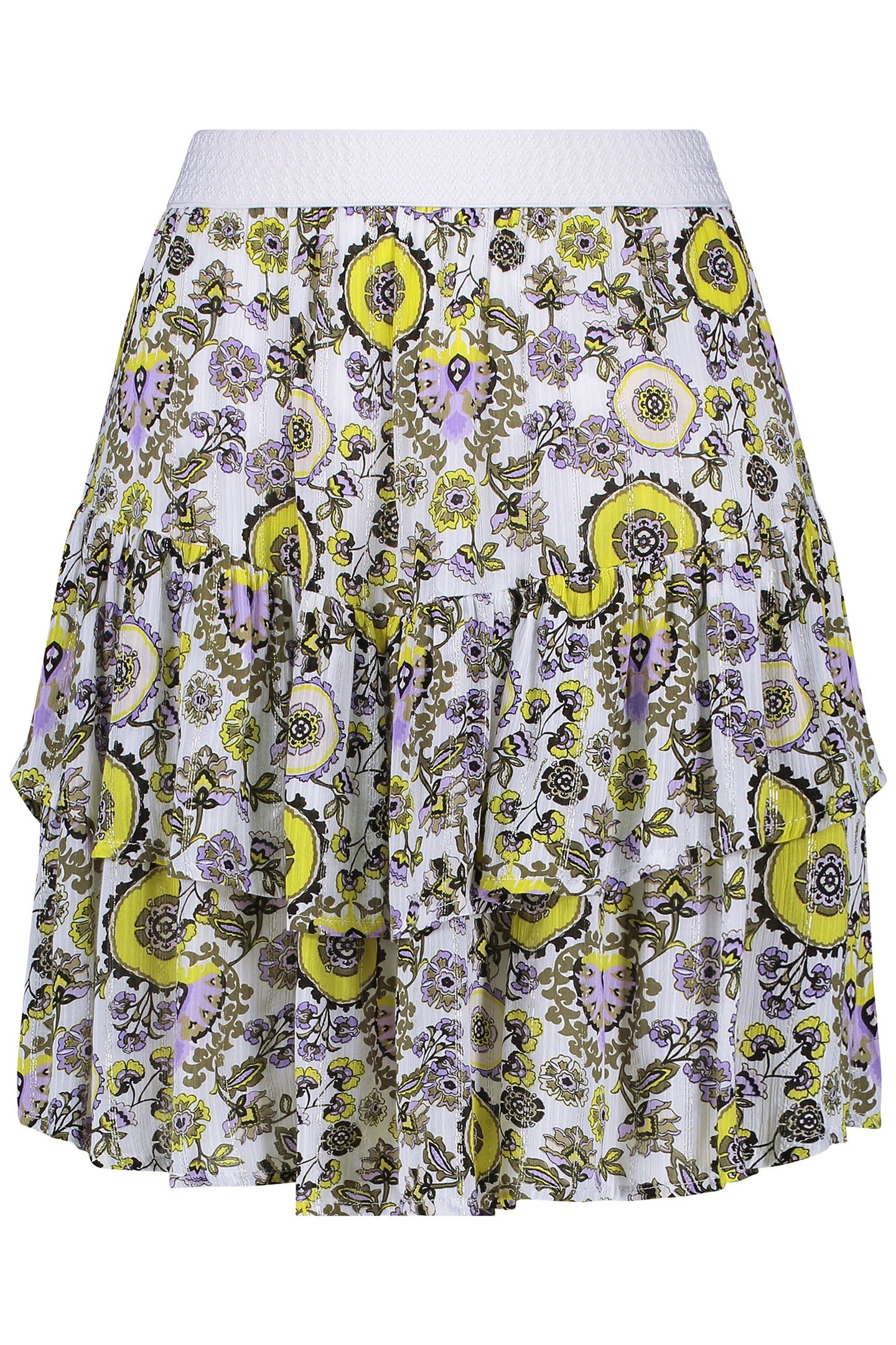 SKIRT WHITE ORNAMENTS PRINT WHITES 3