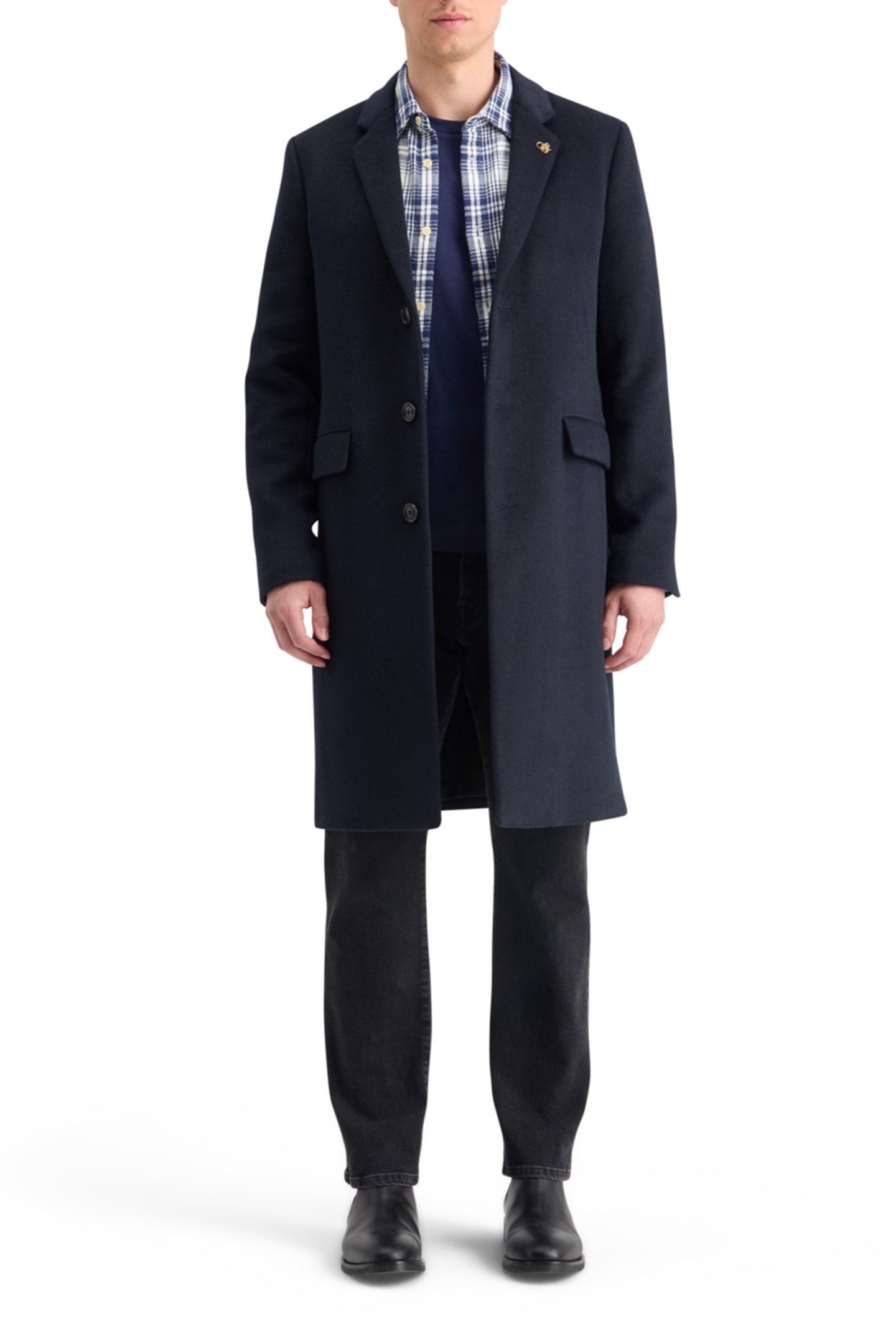 WOOL CLASSIC OVERCOAT NIGHT 5