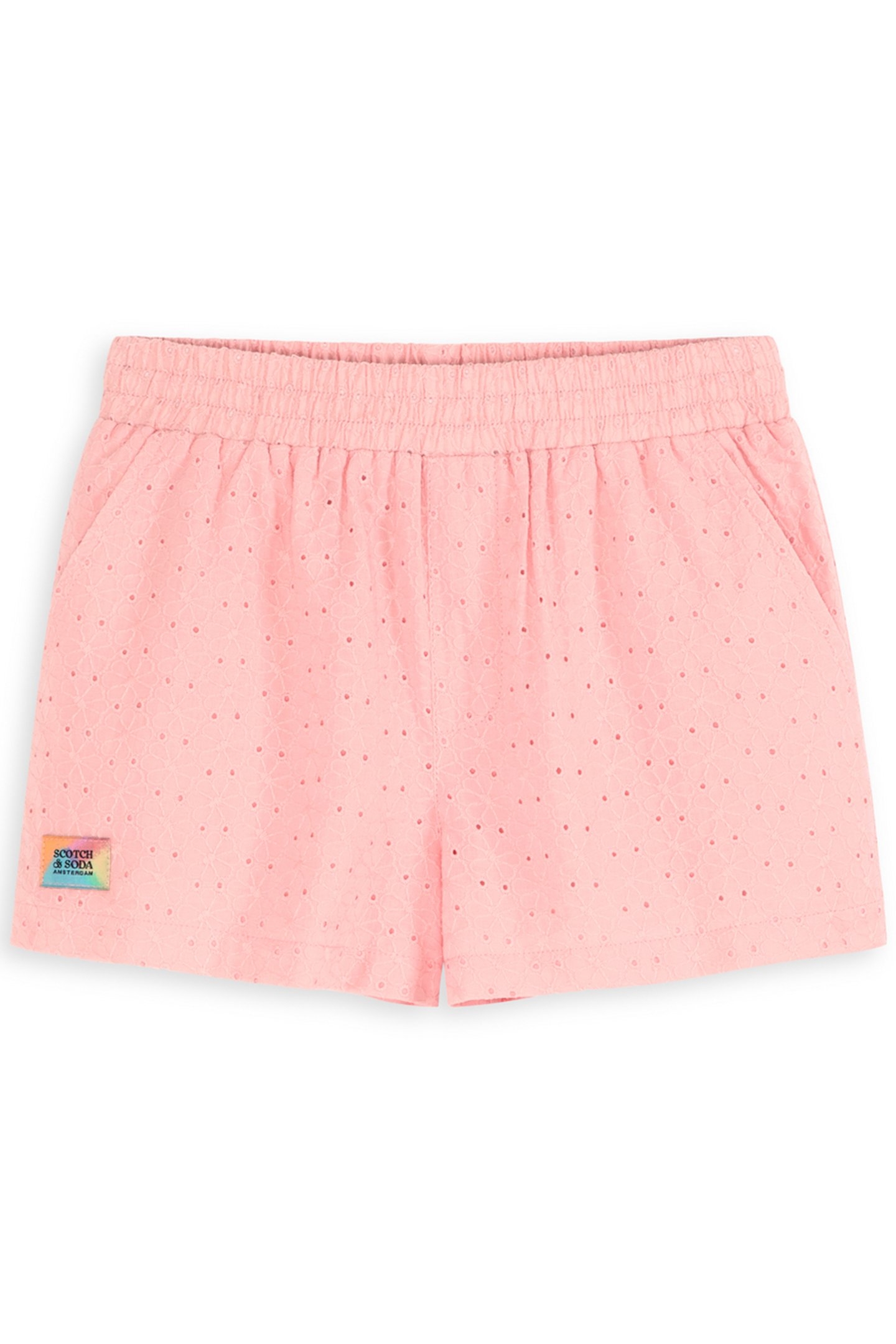 GIRLS S&S GIRLS SHORT LT PASTEL PINK 1